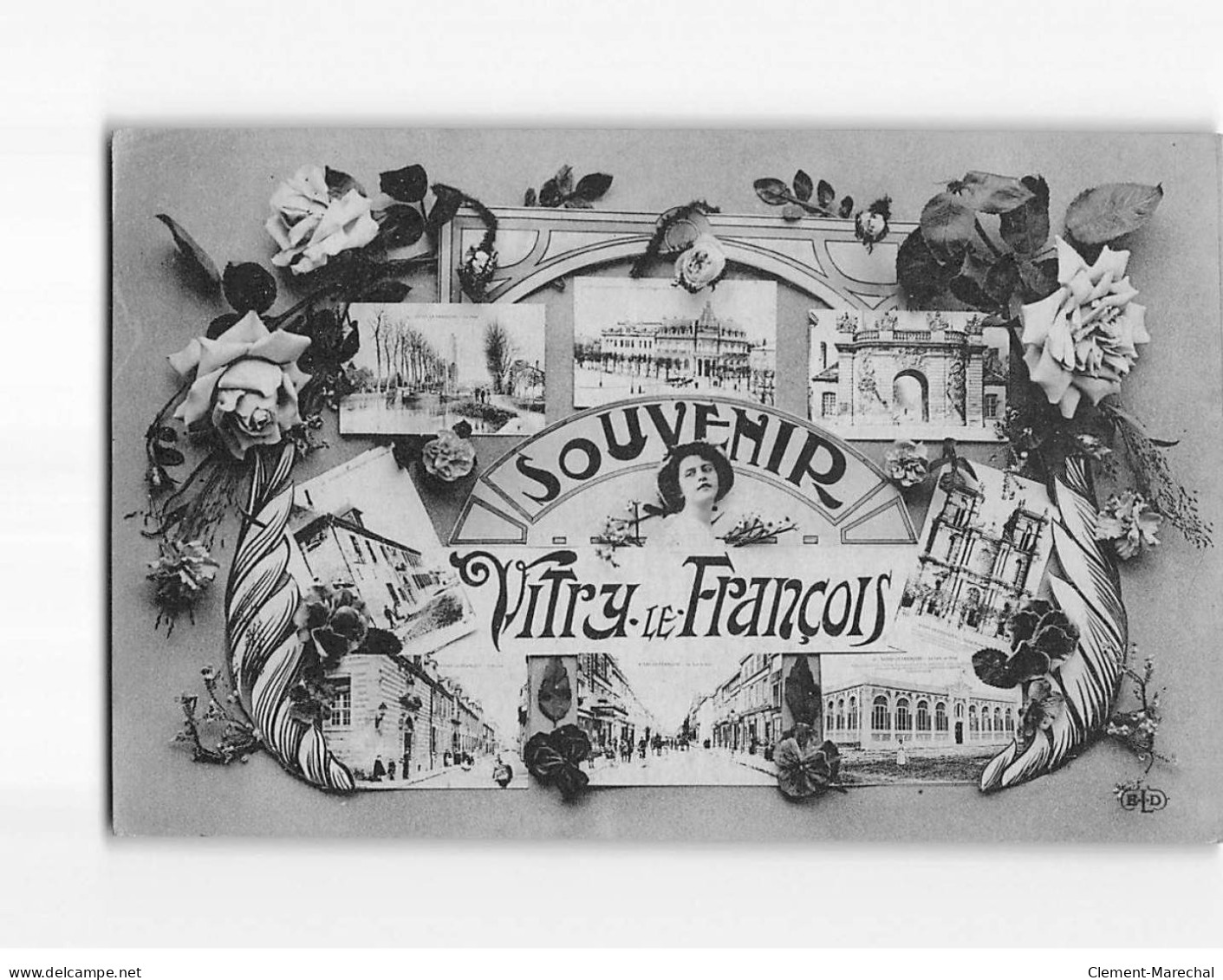 VITRY LE FRANCOIS : Carte Souvenir - état - Vitry-le-François