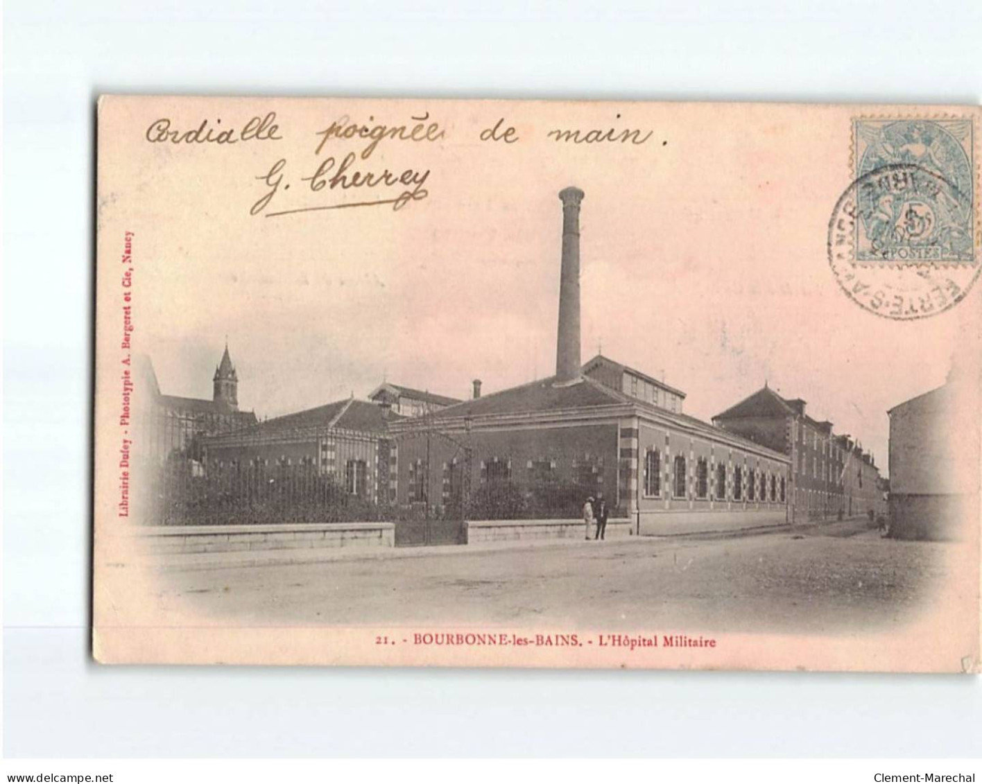 BOURBONNE LES BAINS : L'Hôpital Militaire - état - Bourbonne Les Bains