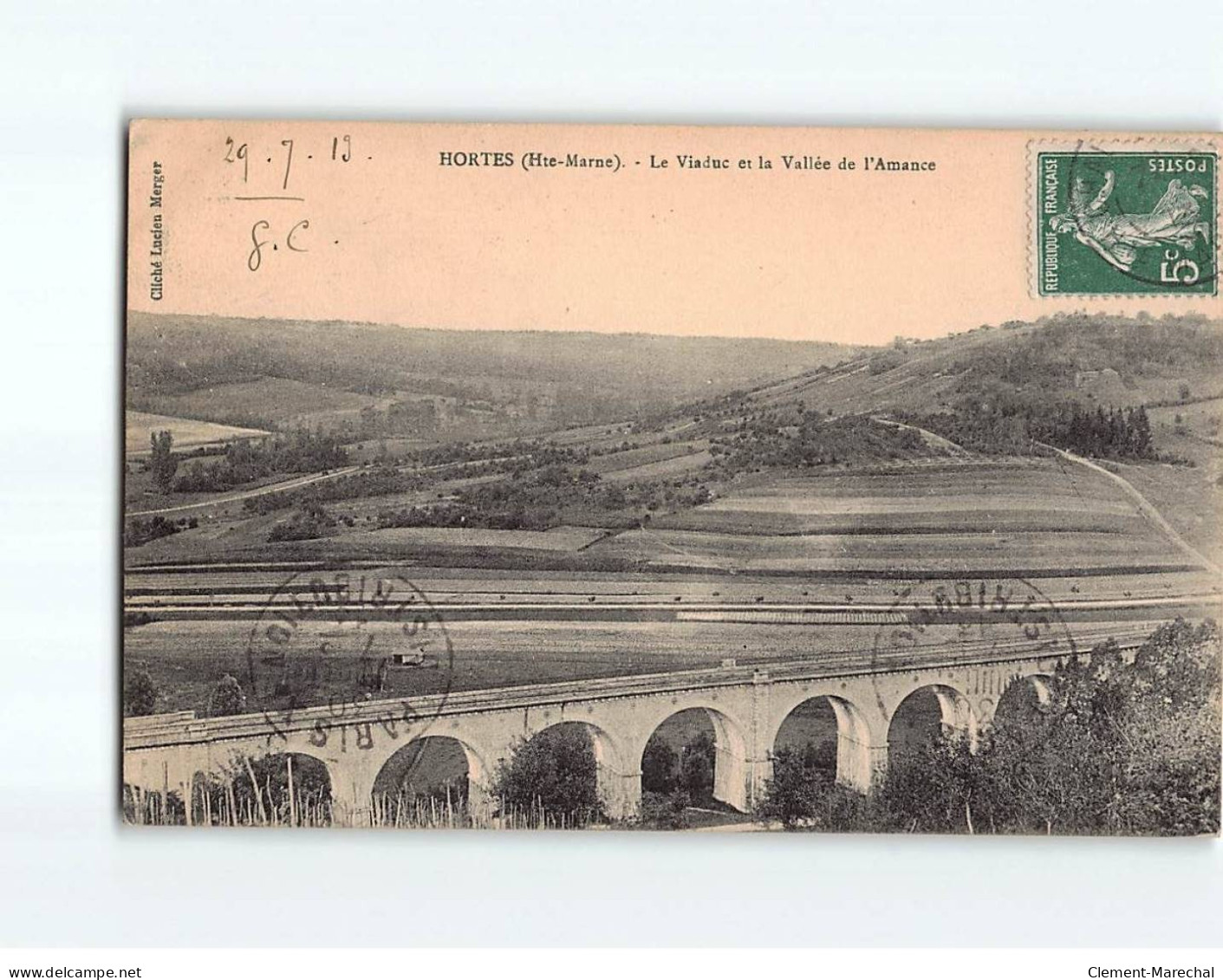 HORTES : Le Viaduc Et La Vallée De L'Amance - état - Altri & Non Classificati