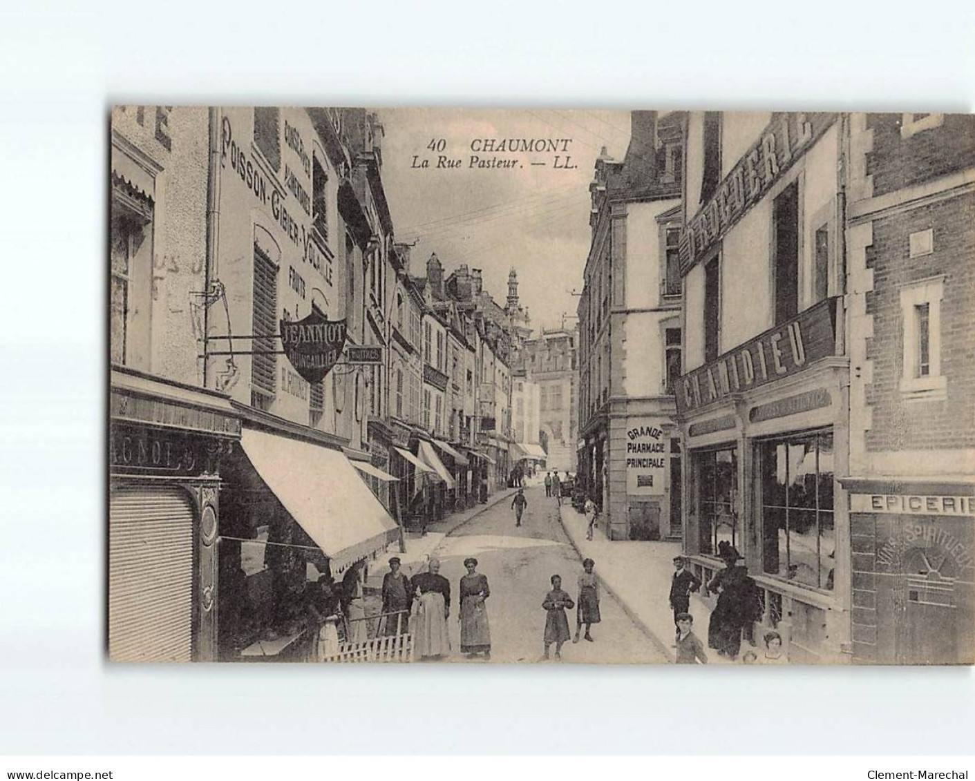 CHAUMONT : La Rue Pasteur - état - Chaumont