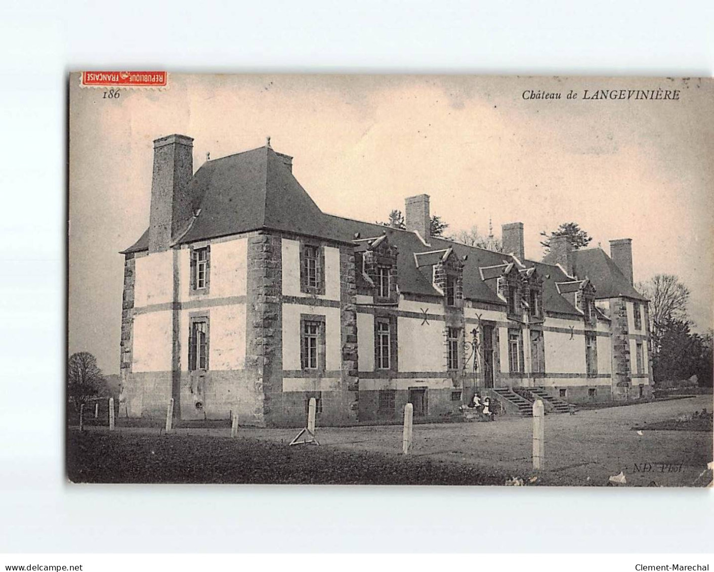 Château De LANGEVINIERE - état - Andere & Zonder Classificatie