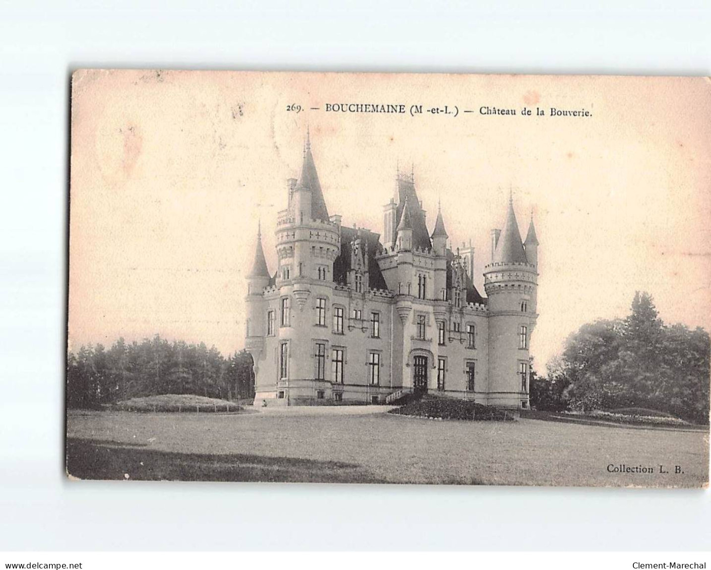 BOUCHEMAINE : Château De La Bouverie - état - Other & Unclassified