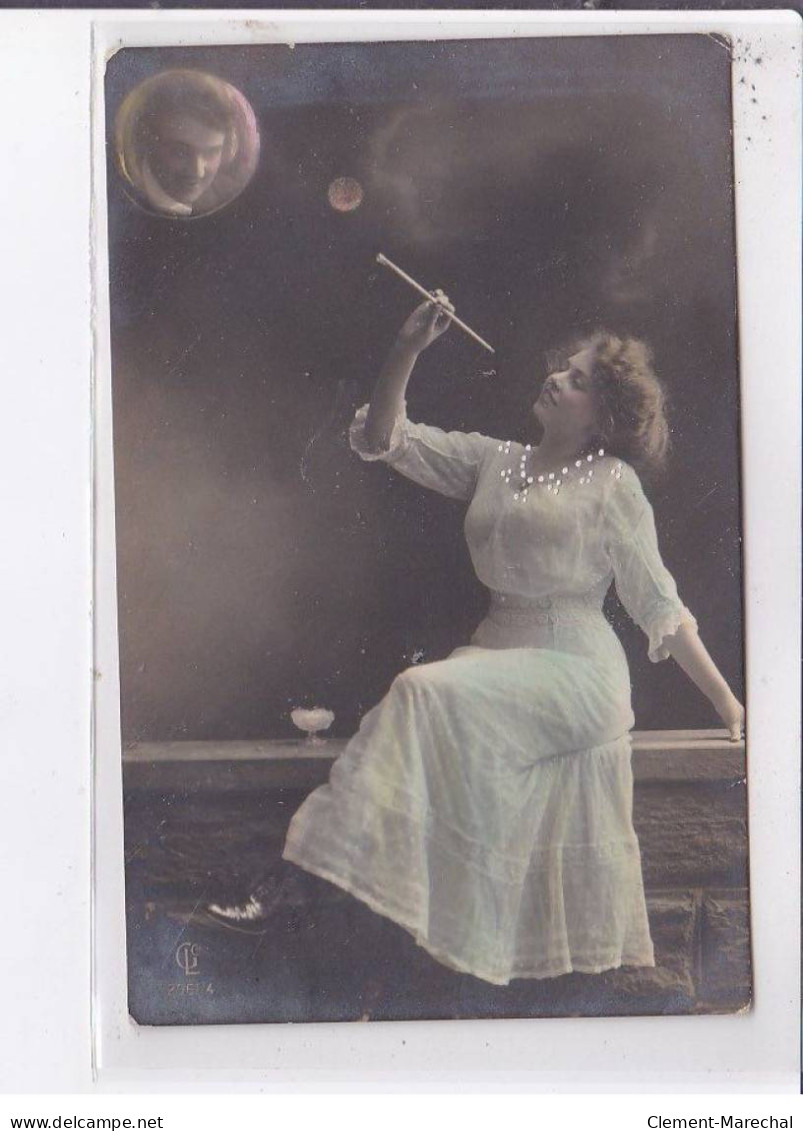 SURREALISME: Photo Montage, Femme, Bulle - Très Bon état - Other & Unclassified