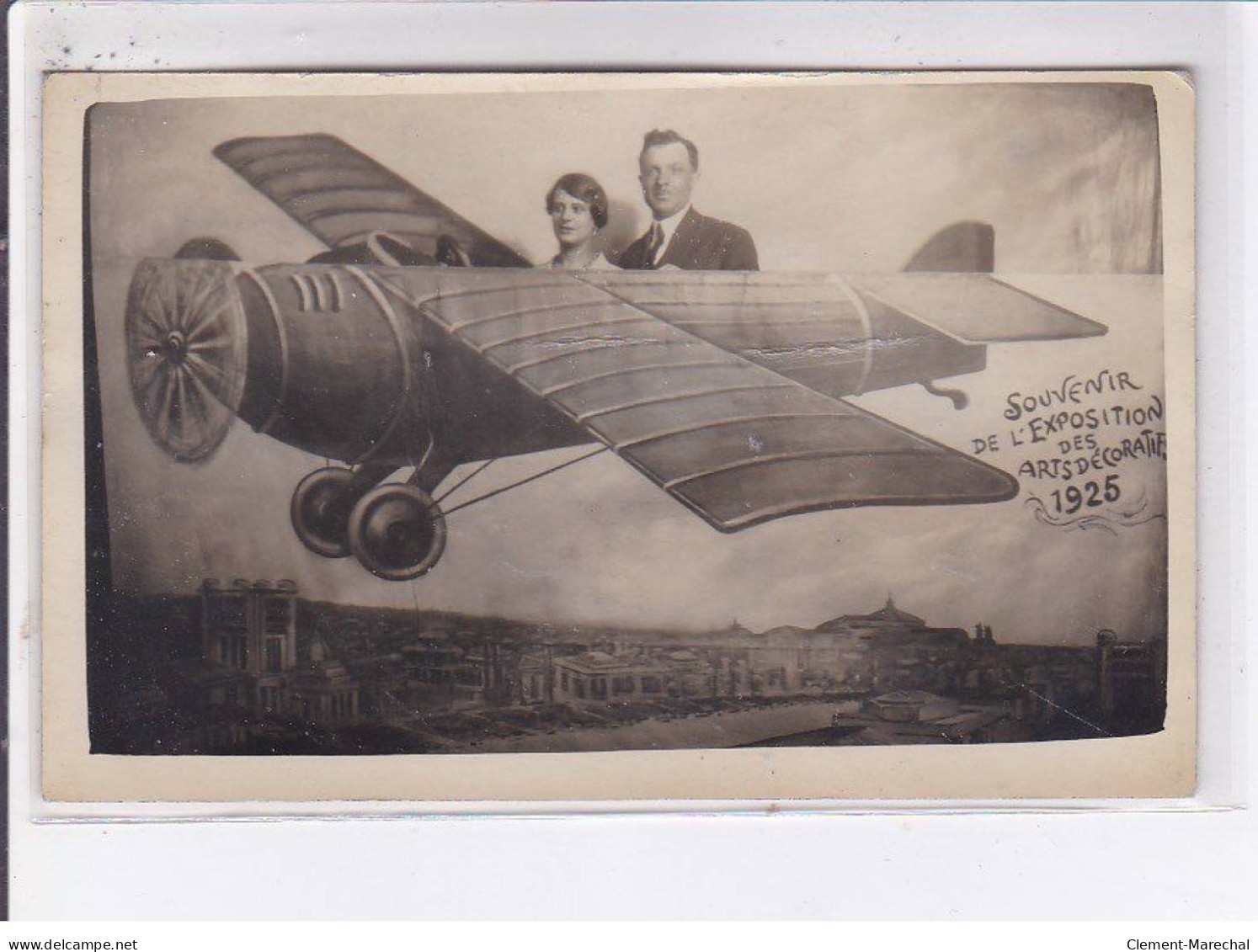 SURREALISME: Photo Montage, Aviation, Souvenir De L'exposition Des Arts Décorative 1925 - Très Bon état - Otros & Sin Clasificación