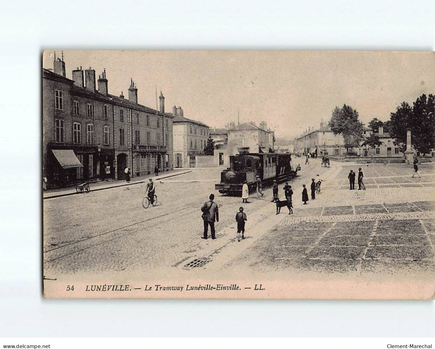 LUNEVILLE : Le Tramway Lunéville-Einville - état - Luneville