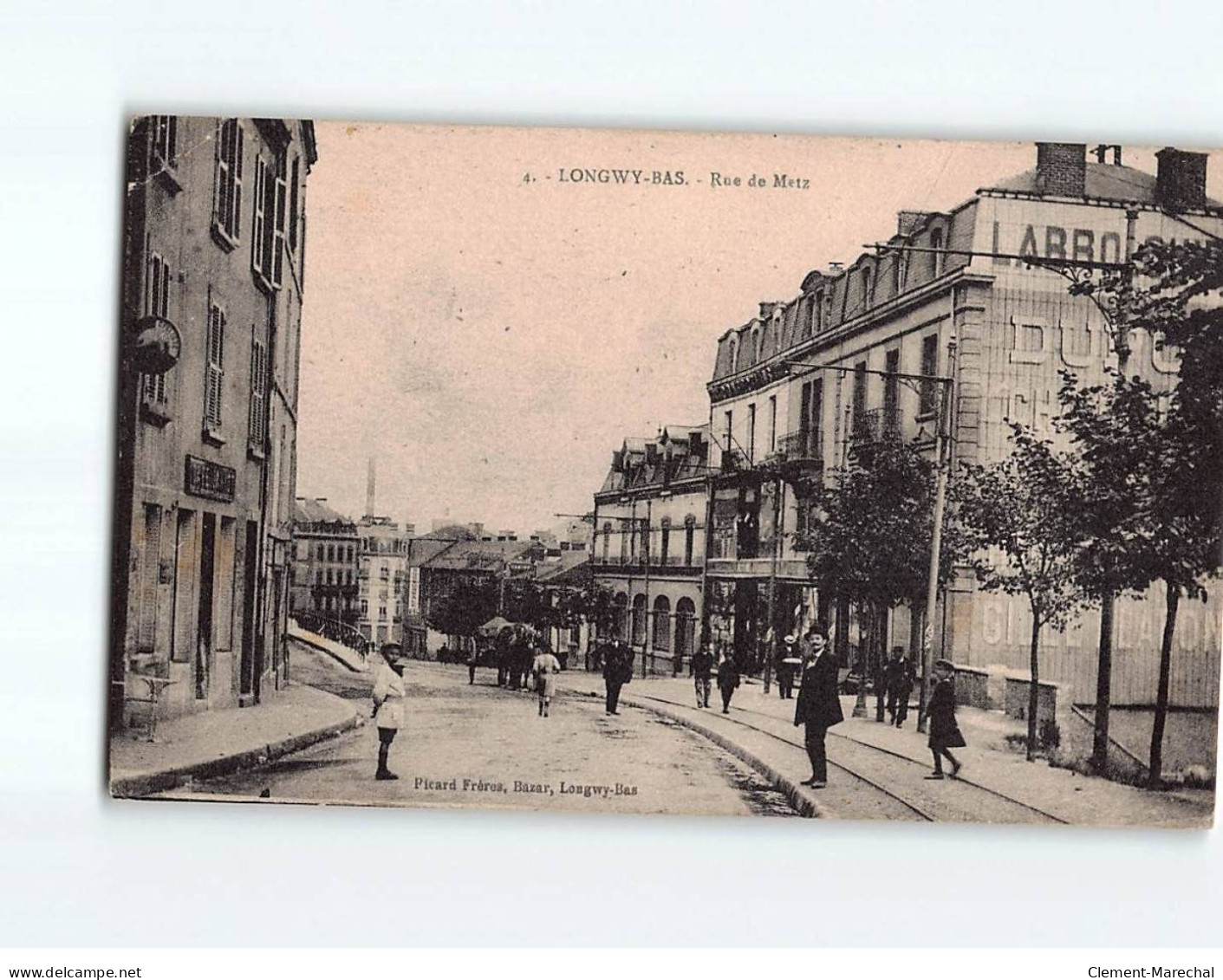 LONGWY BAS : Rue De Metz - état - Longwy