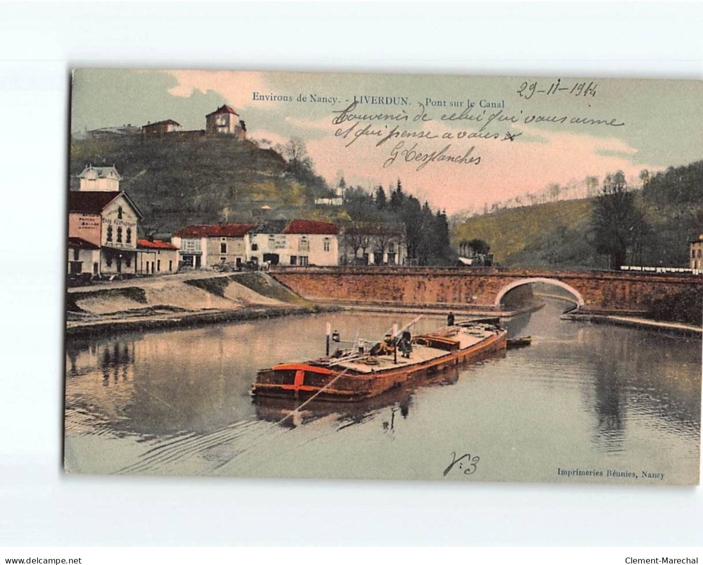 LIVERDUN : Pont Sur Le Canal - état - Liverdun