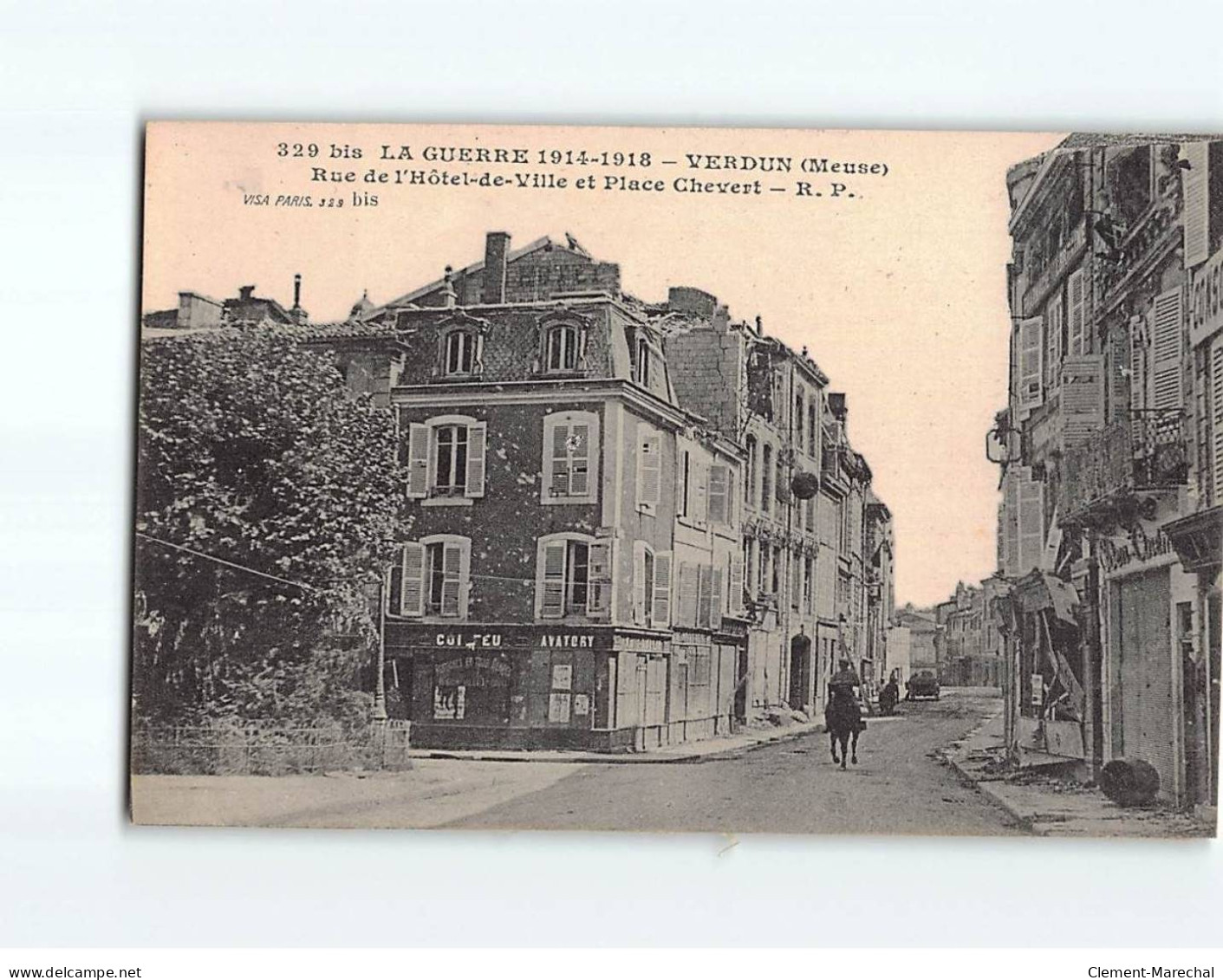 VERDUN : Rue De L'Hôtel De Ville Et Place Chevert - Très Bon état - Verdun