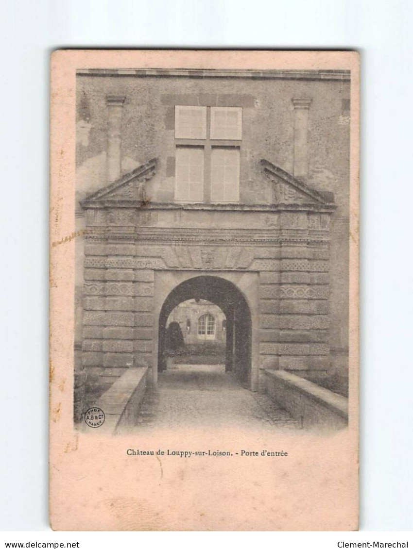 Château De LOUPY SUR LOISON : Porte D'entrée - état - Other & Unclassified