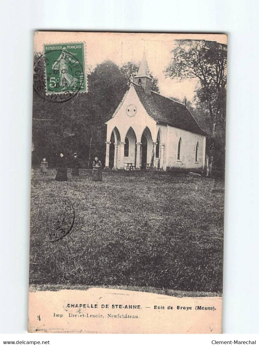 Chapelle Sainte-Anne, Bois De Broye - état - Other & Unclassified