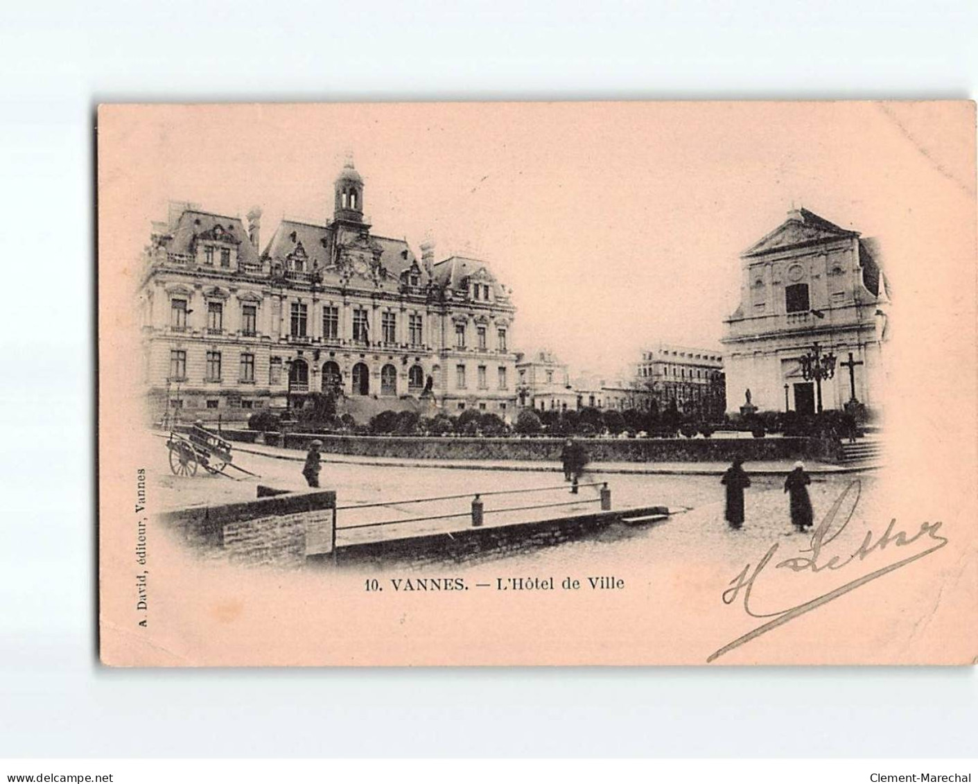 VANNES : L'hôtel De Ville - état - Vannes