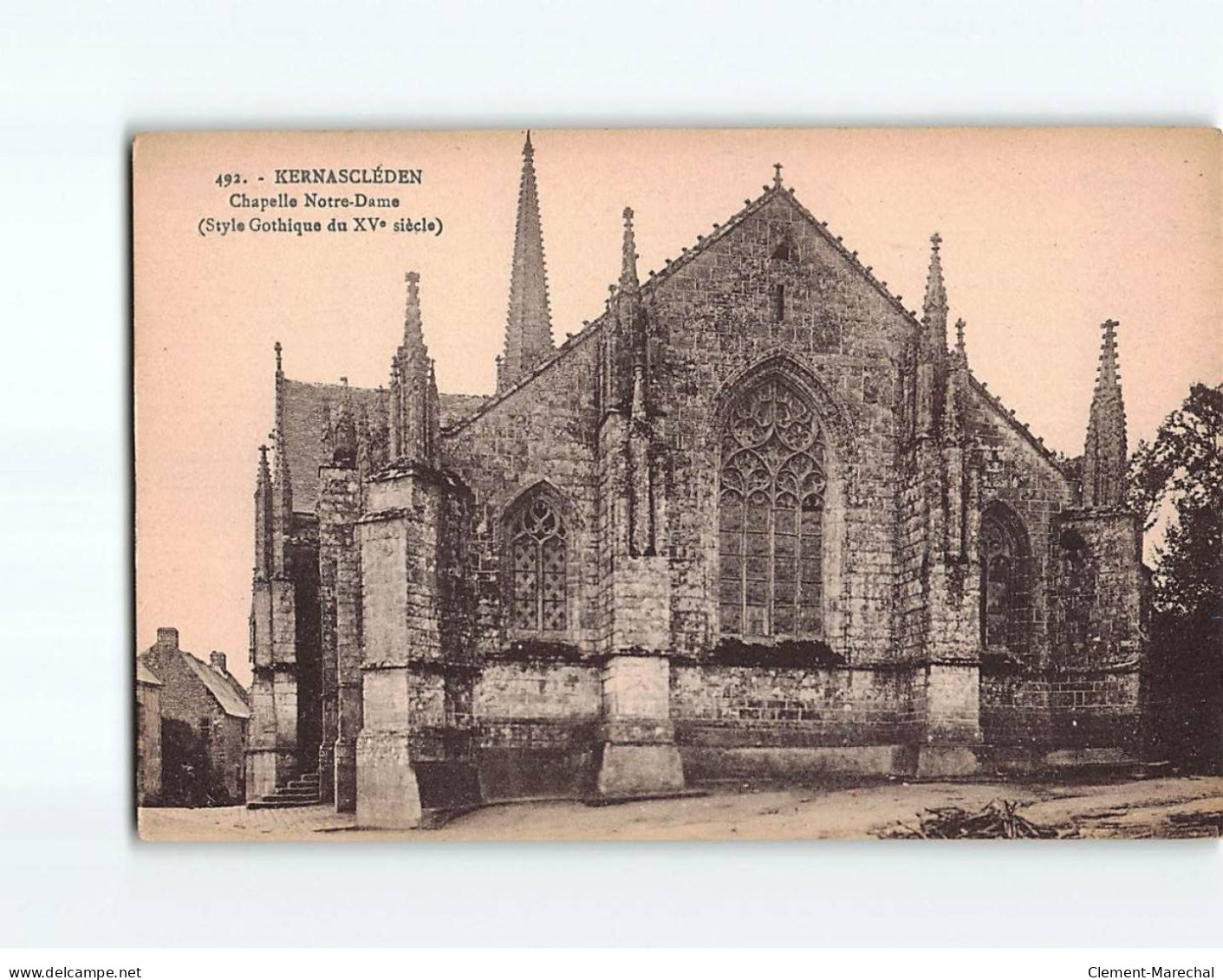 KERNASCLEDEN : Chapelle Notre-Dame - Très Bon état - Autres & Non Classés