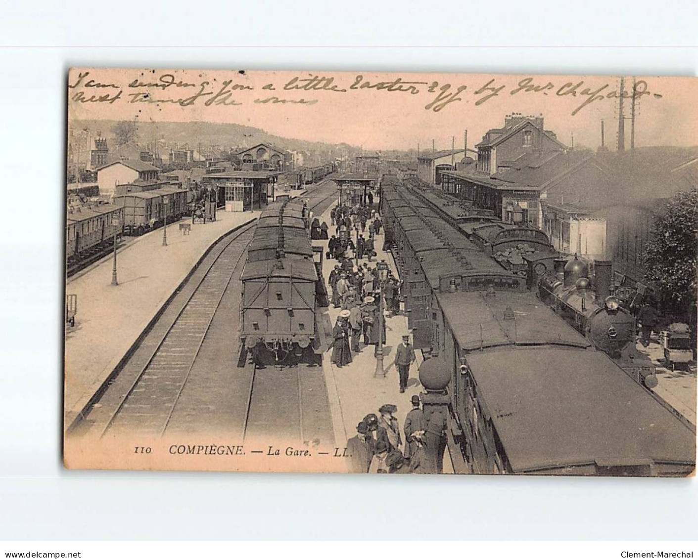 COMPIEGNE : La Gare - état - Compiegne