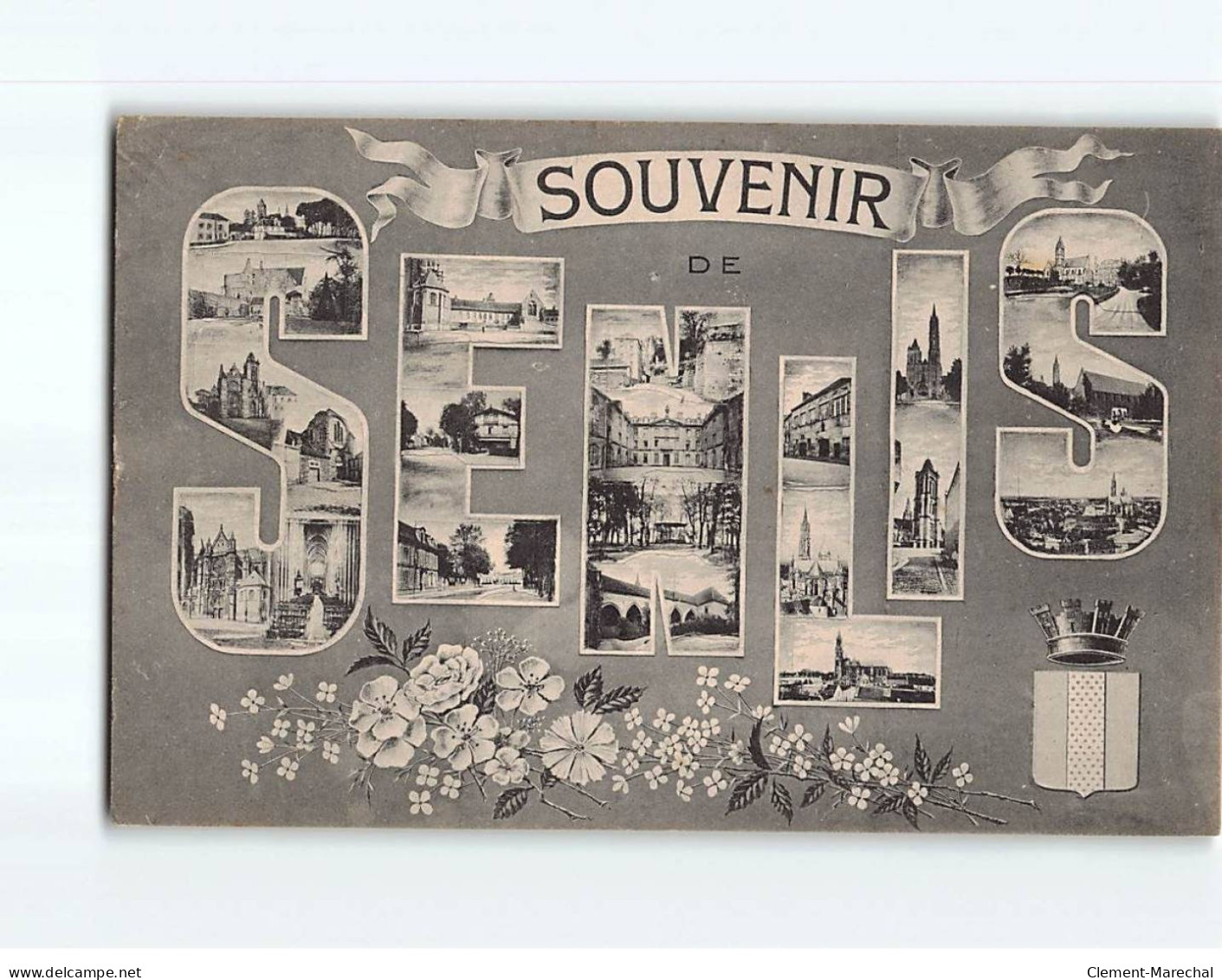 SENLIS : Carte Souvenir - état - Senlis