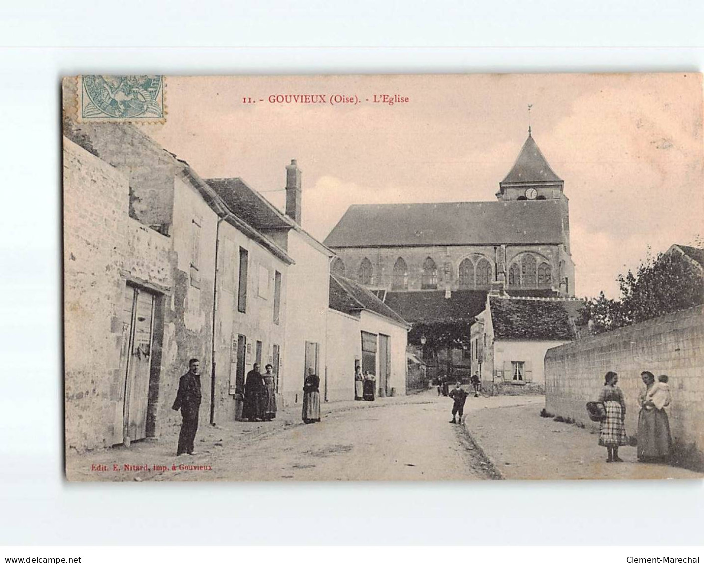 GOUVIEUX : L'Eglise - Très Bon état - Gouvieux