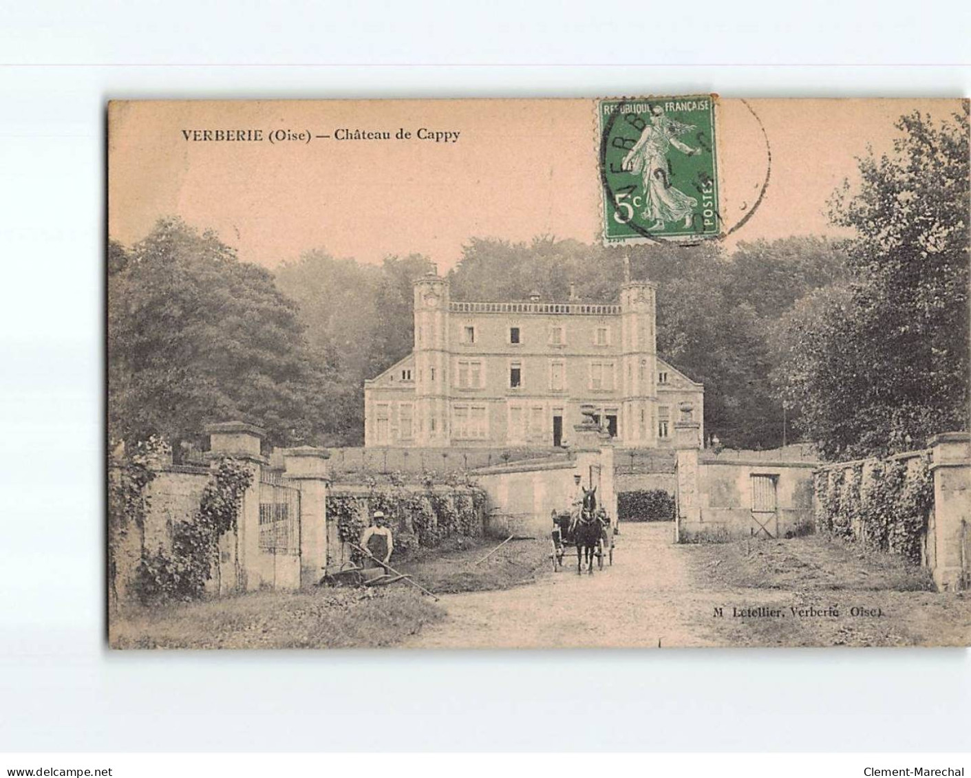 VERBERIE : Château De Cappy - état - Verberie