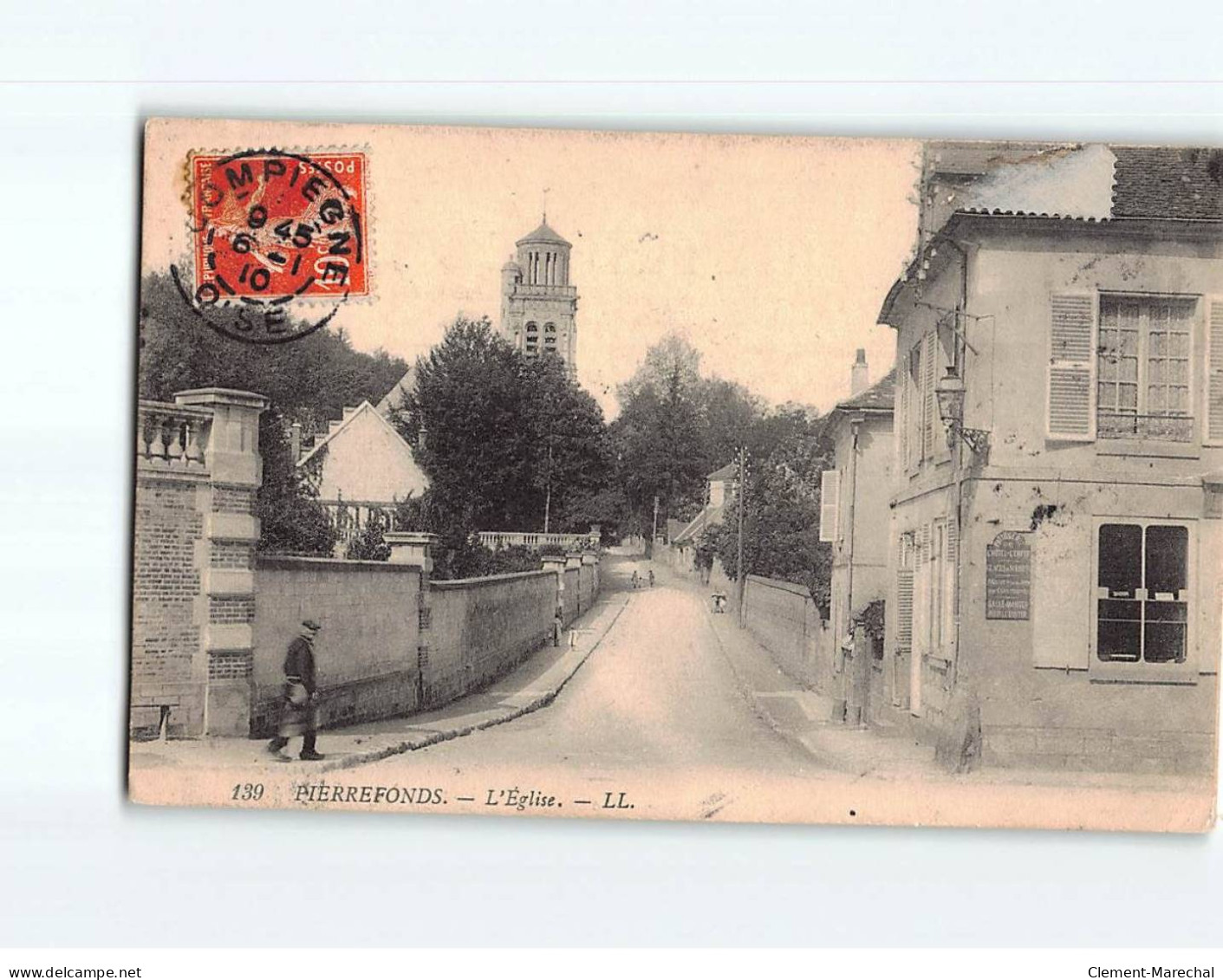 PIERREFONDS : L'Eglise - état - Pierrefonds