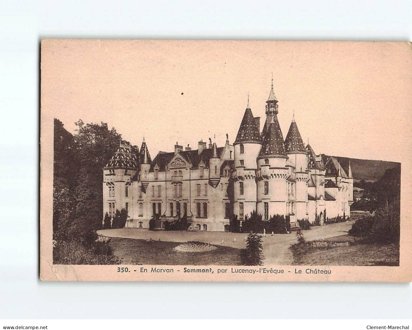 Sommant, Par Lucenay-l'Evêque, Le Château - état - Other & Unclassified