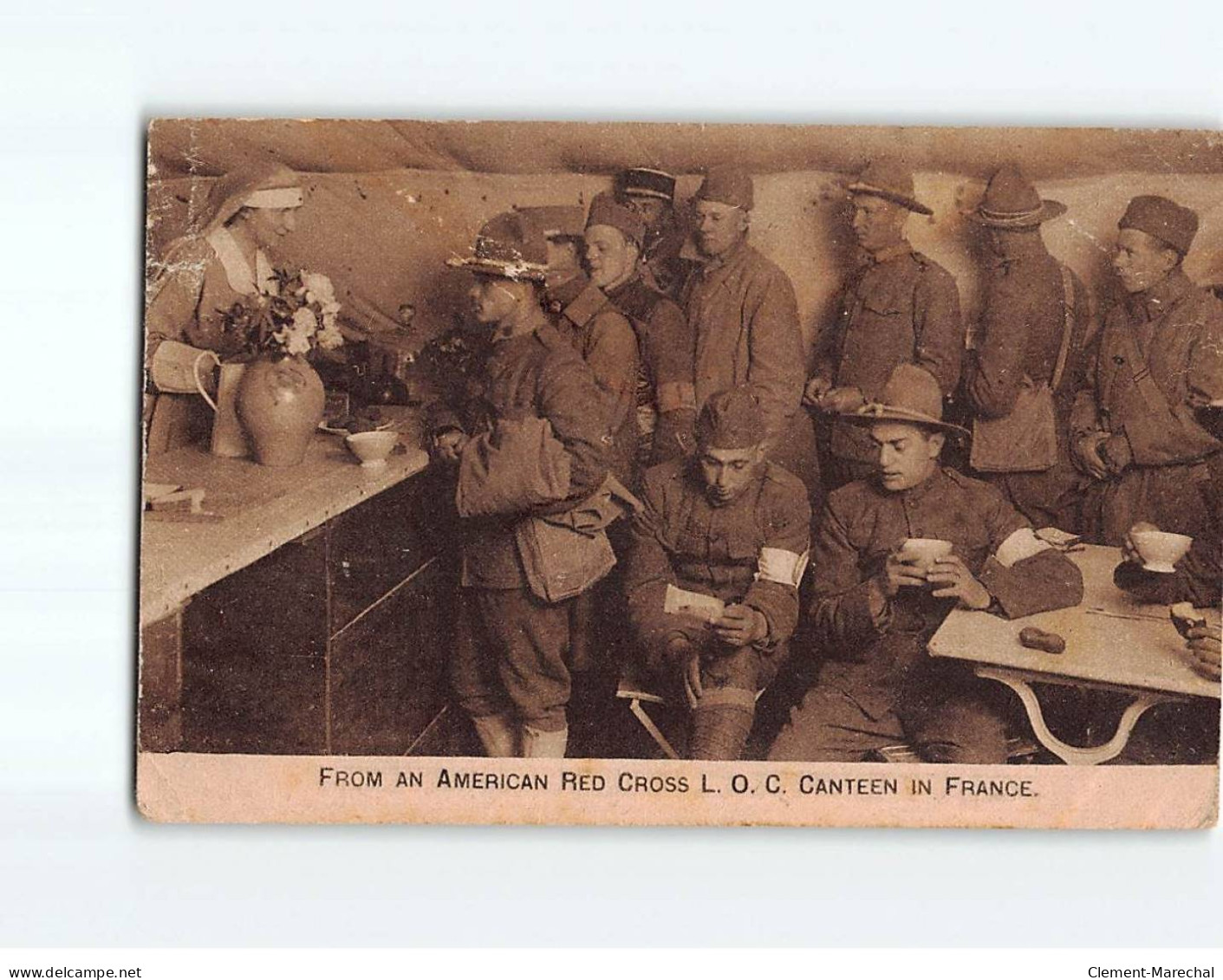From An American Red Cross L. O .C. Canteen In France - état - Other & Unclassified