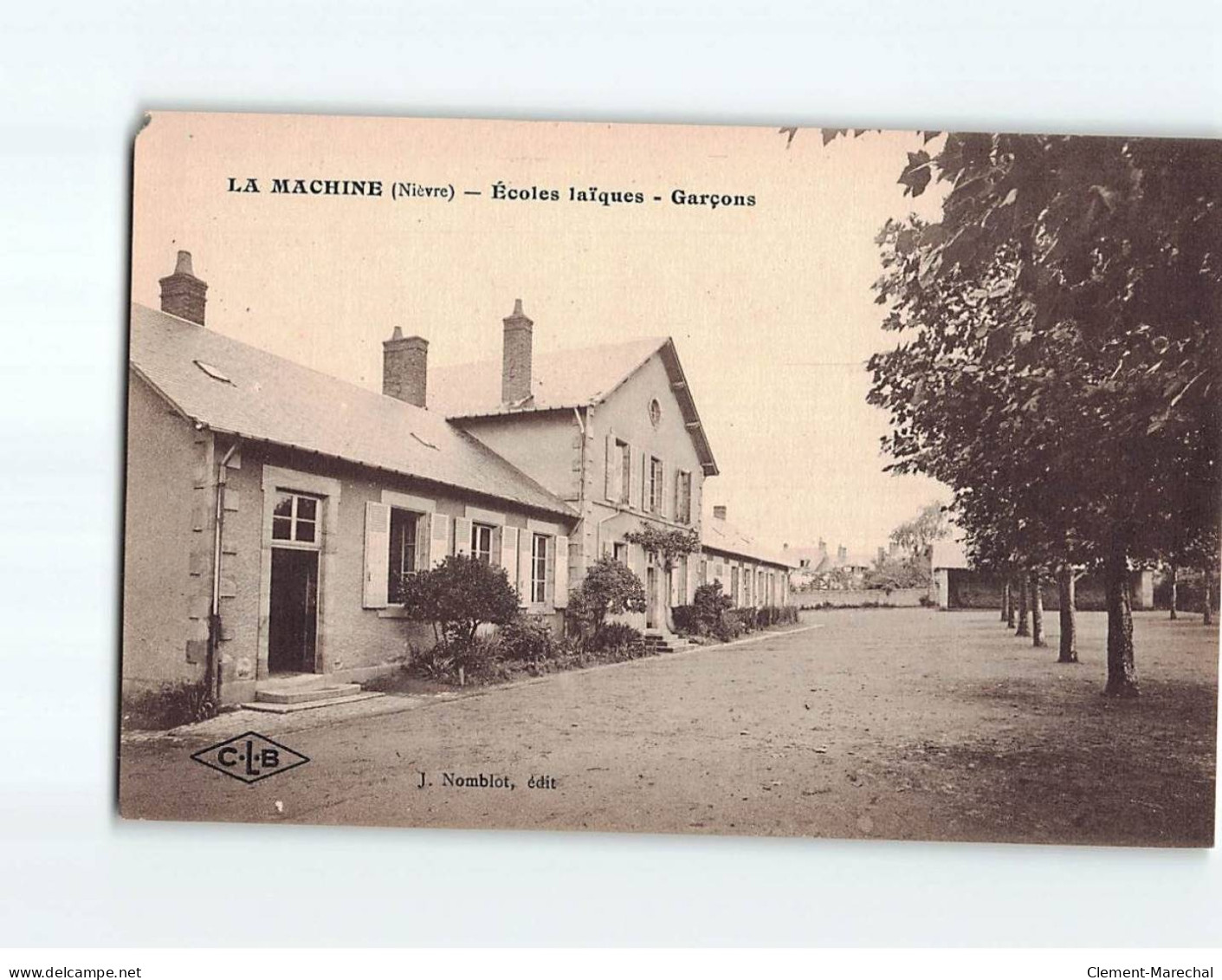 LA MACHINE : Ecoles Laïques, Garçons - état - La Machine