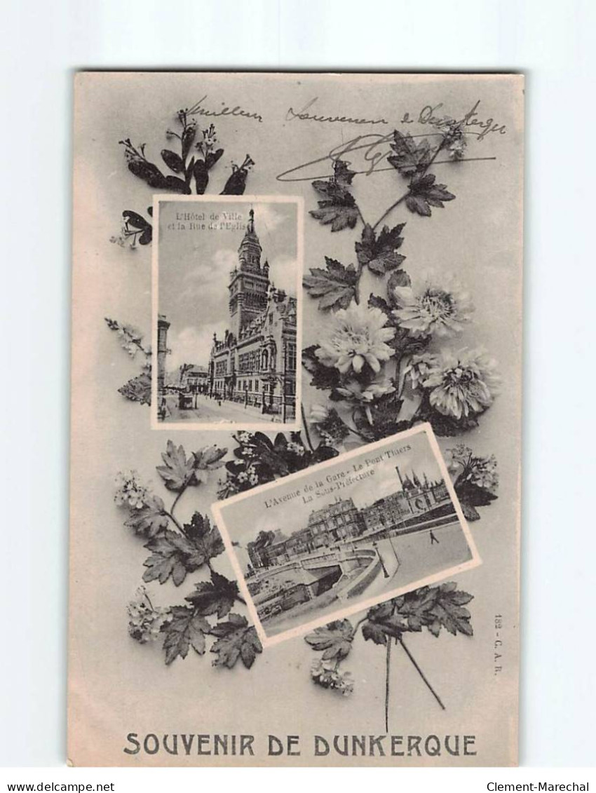 DUNKERQUE : Carte Souvenir - Très Bon état - Dunkerque