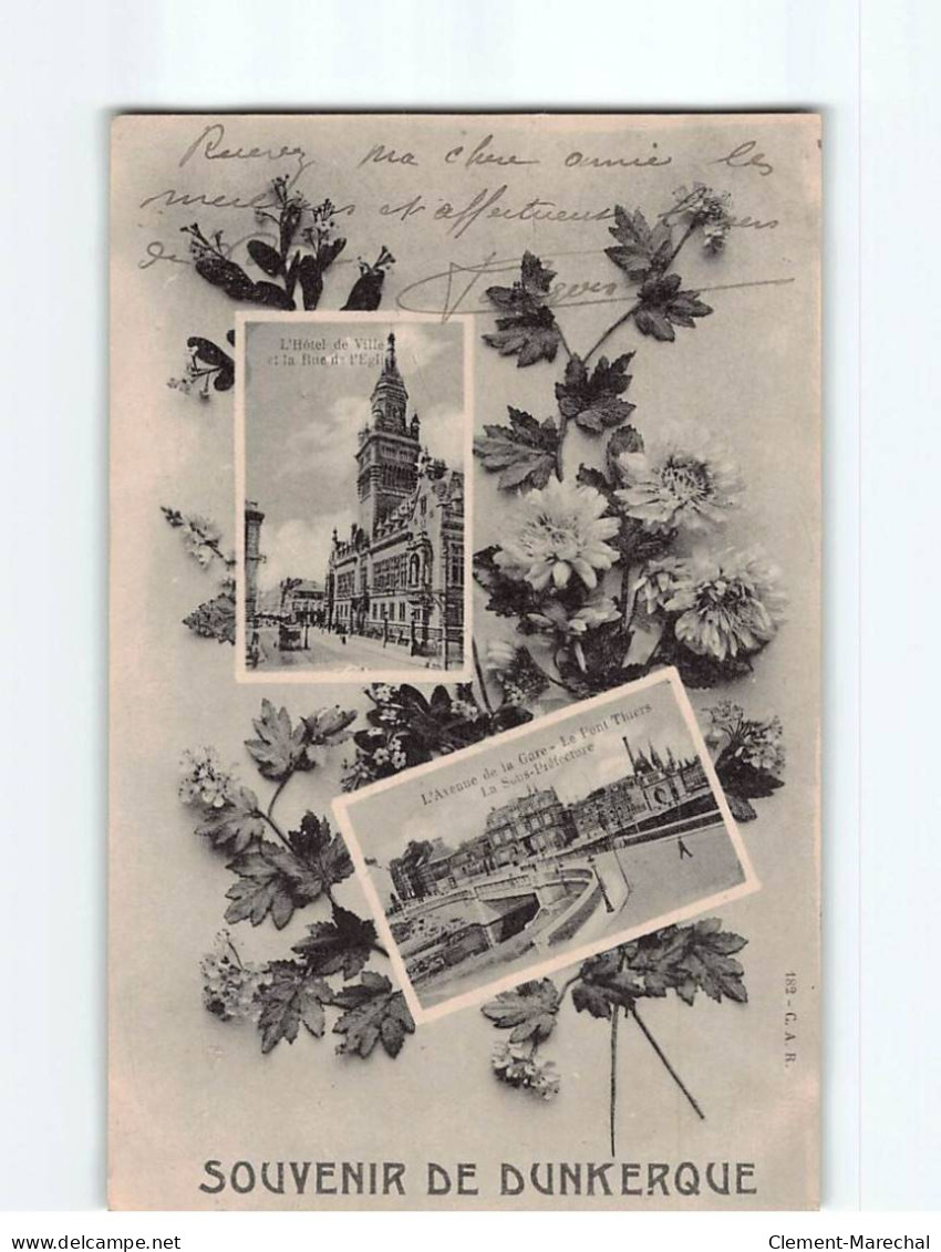 DUNKERQUE : Carte Souvenir - Très Bon état - Dunkerque