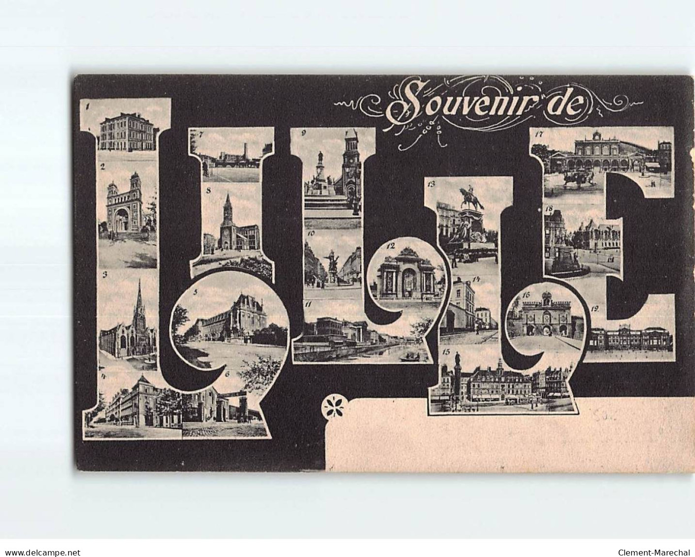 LILLE : Carte Souvenir - Très Bon état - Lille