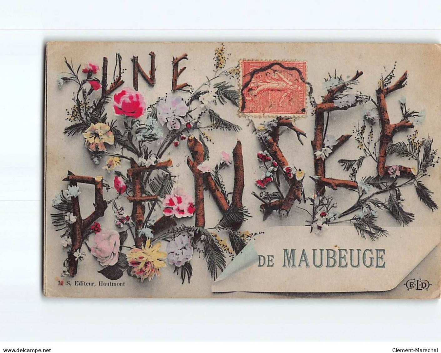 MAUBEUGE : Carte Souvenir - état - Maubeuge
