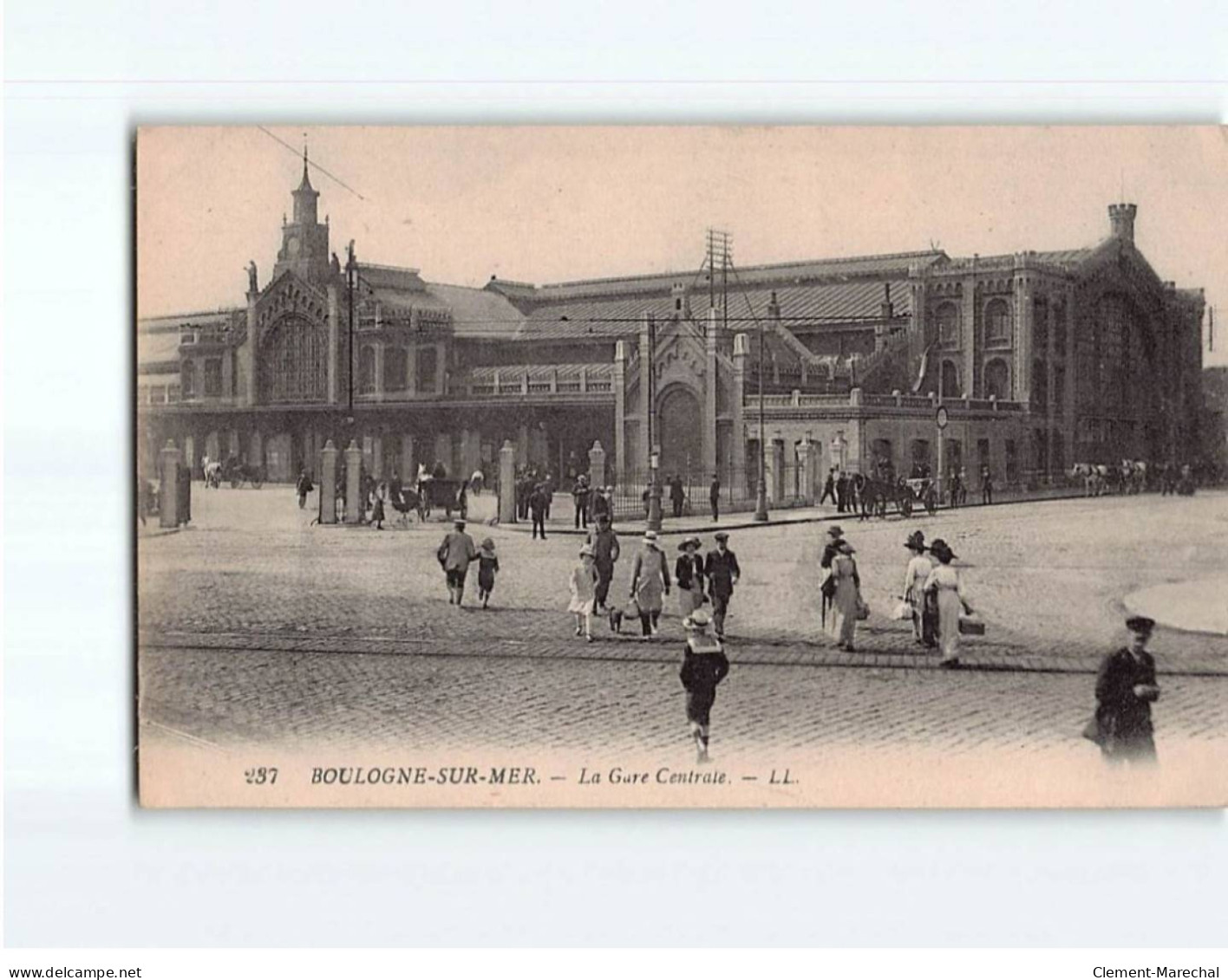 BOULOGNE SUR MER : La Gare Centrale - état - Boulogne Sur Mer