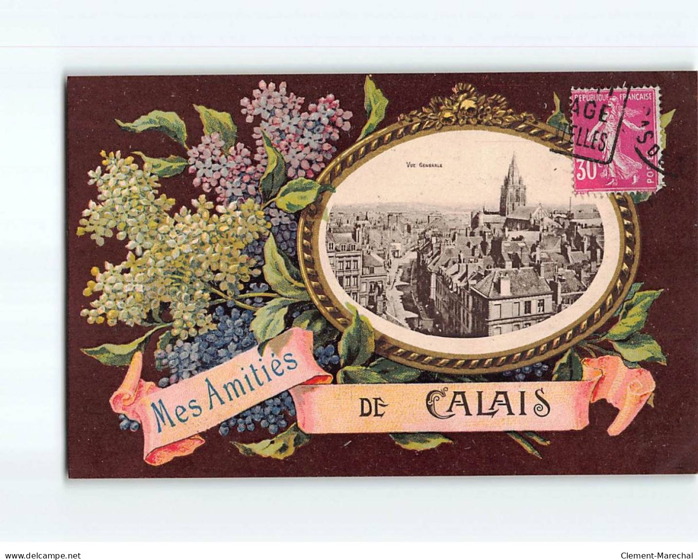 CALAIS : Carte Souvenir, Vue Générale - Très Bon état - Calais