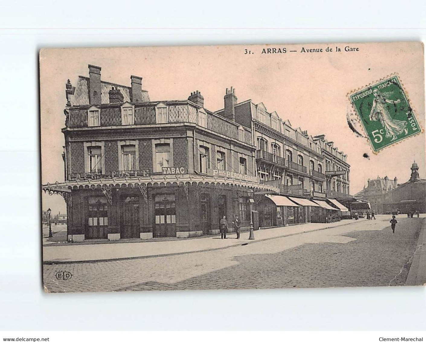 ARRAS : Avenue De La Gare - état - Arras