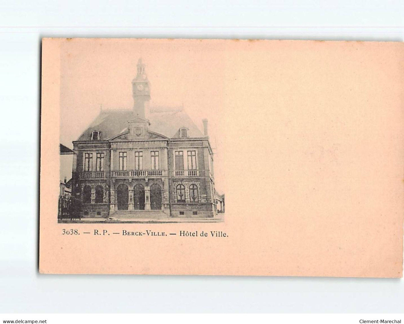 BERCK : Hôtel De Ville - état - Berck