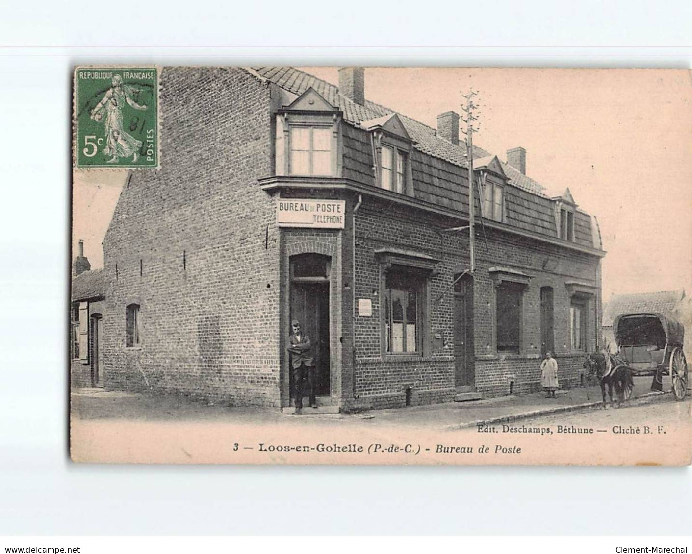 LOOS EN GOHELLE : Bureau De Poste - Très Bon état - Sonstige & Ohne Zuordnung