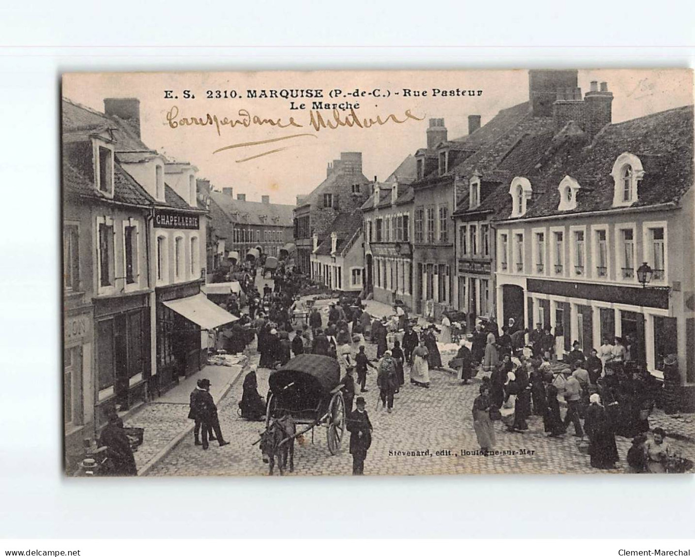 MARQUISE : Rue Pasteur, Le Marché - Très Bon état - Marquise