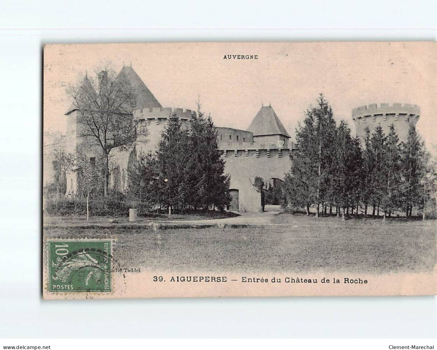 AIGUEPERSE : Entrée Du Château De La Roche - Très Bon état - Aigueperse