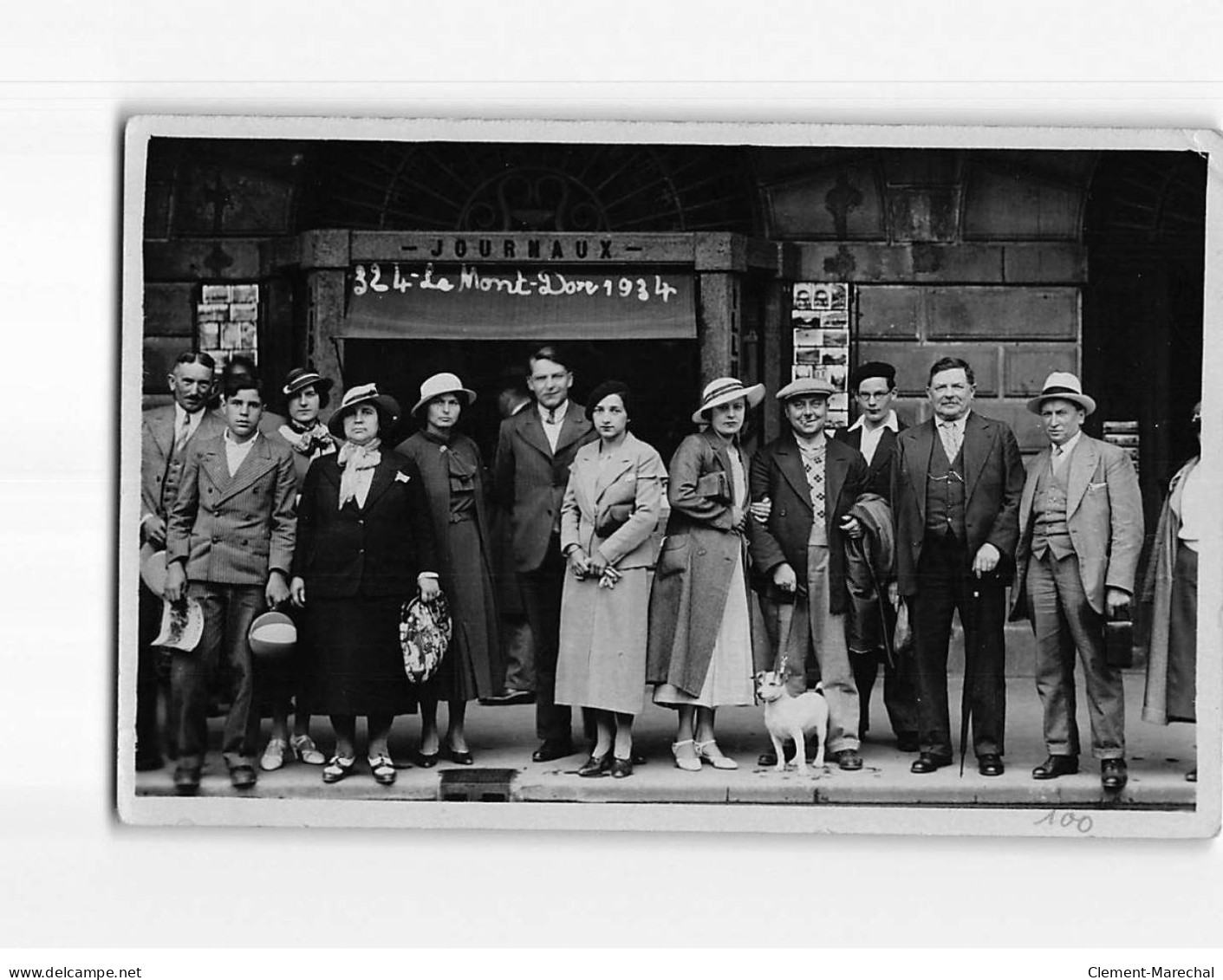 LE MONT DORE : 1934, Photo De Groupe - état - Le Mont Dore