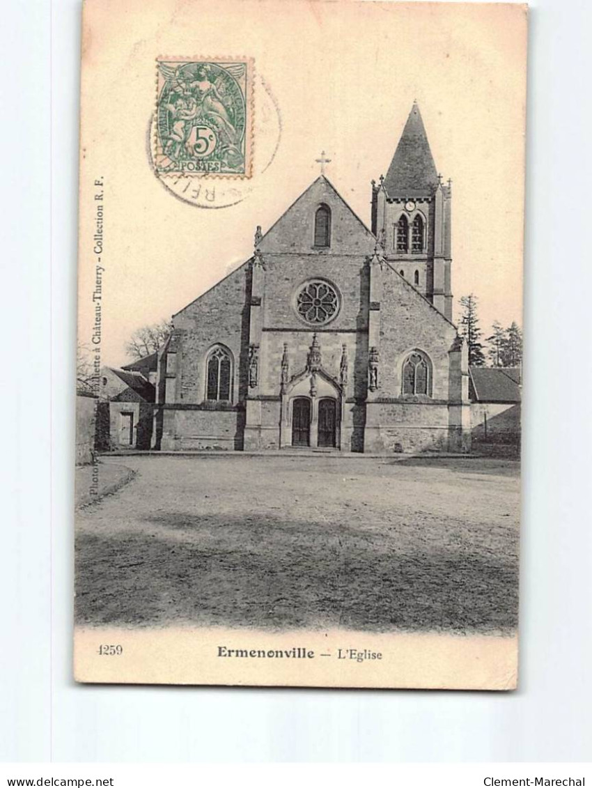ERMENONVILLE : L'Eglise - état - Ermenonville