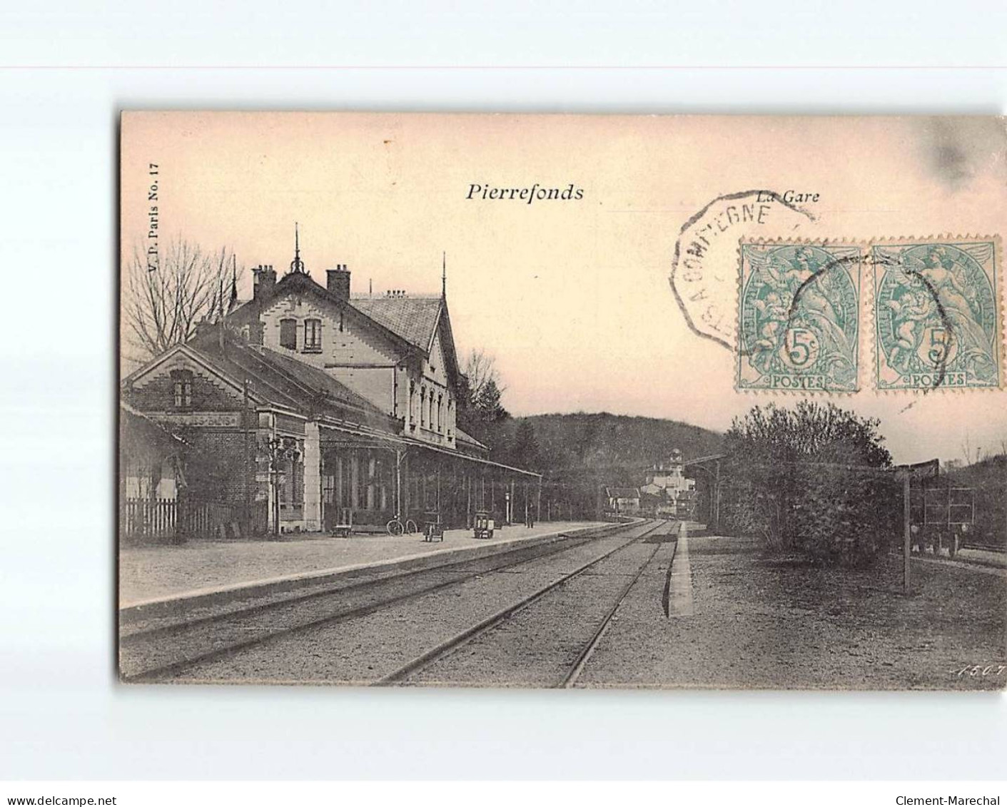 PIERREFONDS : La Gare - état - Pierrefonds