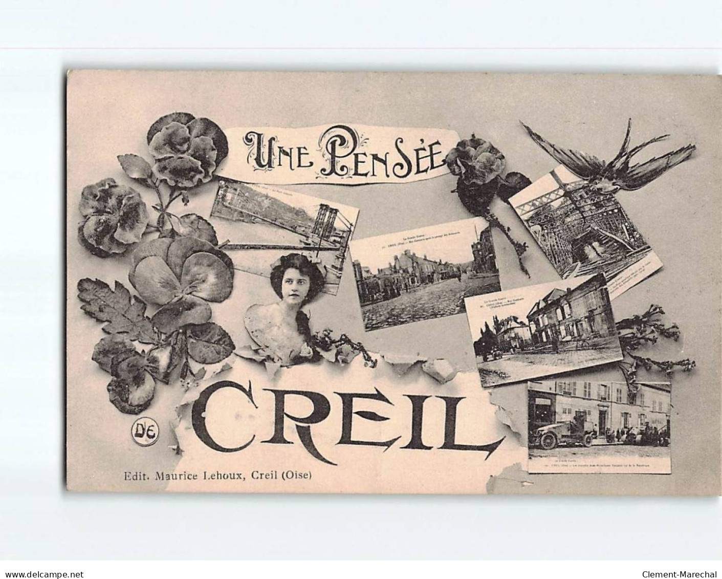 CREIL : Carte Souvenir - Très Bon état - Creil