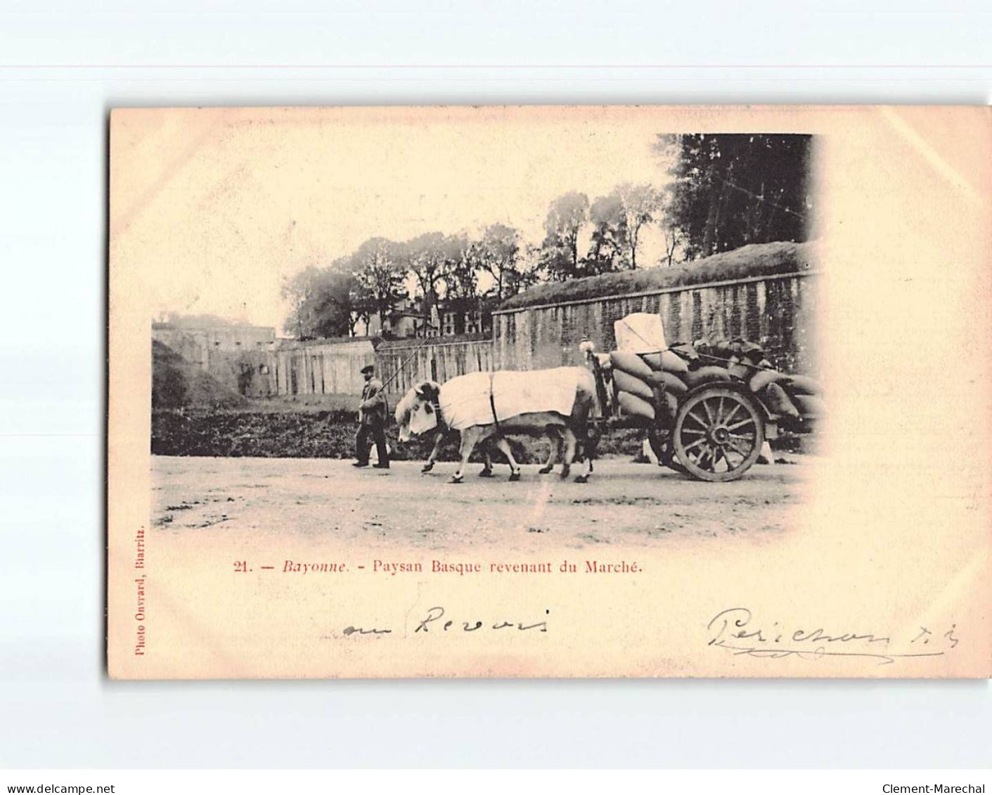 BAYONNE : Paysan Basque Revenant Du Marché - Très Bon état - Bayonne