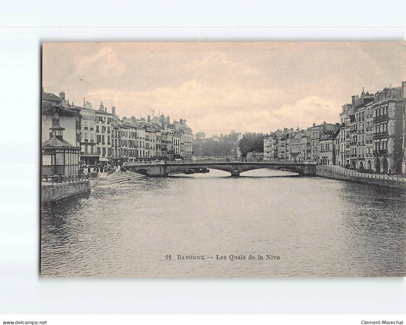 BAYONNE : Les Quais De La Nive - état - Bayonne