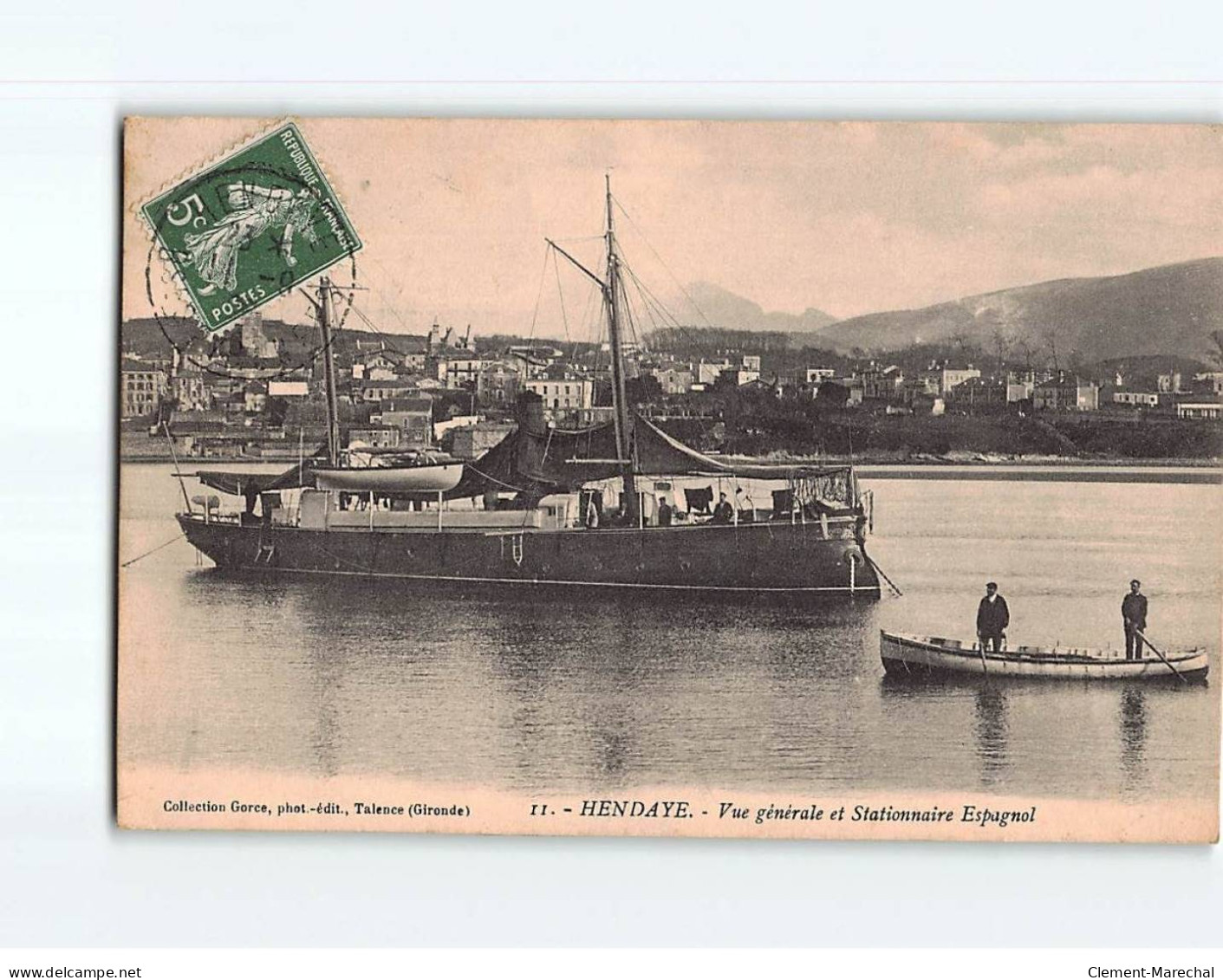 HENDAYE : Vue Générale Et Stationnaire Espagnol - Très Bon état - Hendaye