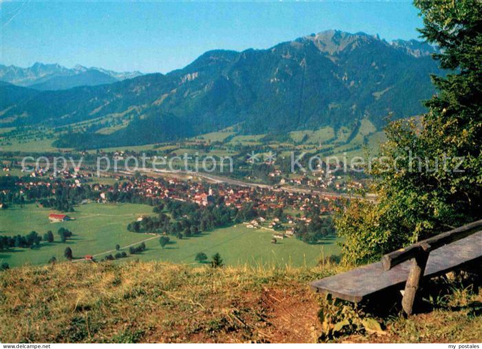 72736120 Lenggries Panorama Blick Von Der Denkalm Zum Brauneck Bayerische Alpen  - Lenggries