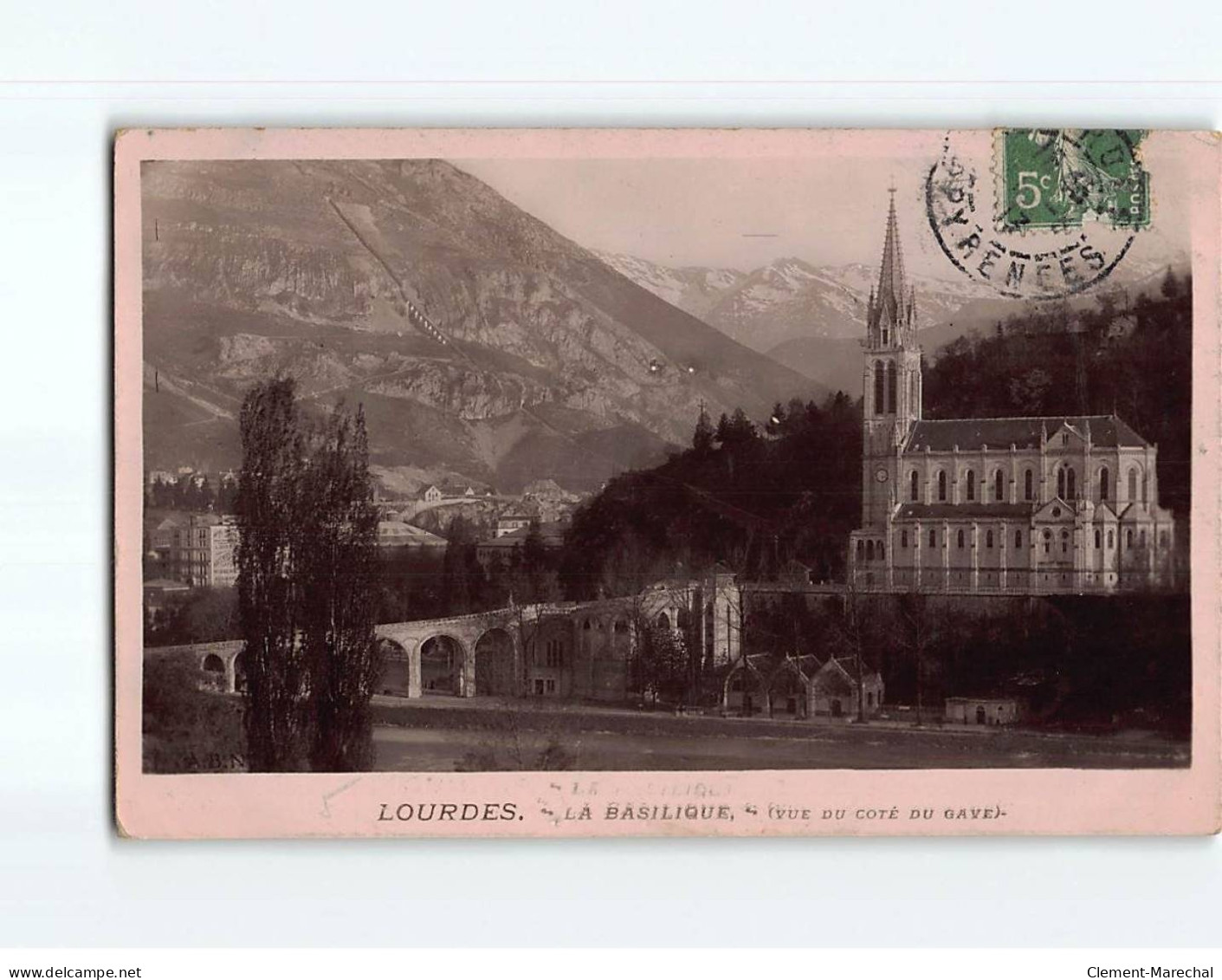 LOURDES : La Basilique - Très Bon état - Lourdes