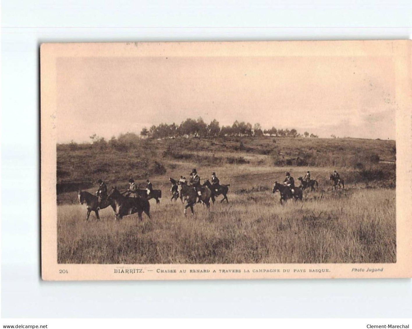 BIARRITZ : Chasse Au Renard à Travers La Campagne Du Pays Basque - Très Bon état - Biarritz