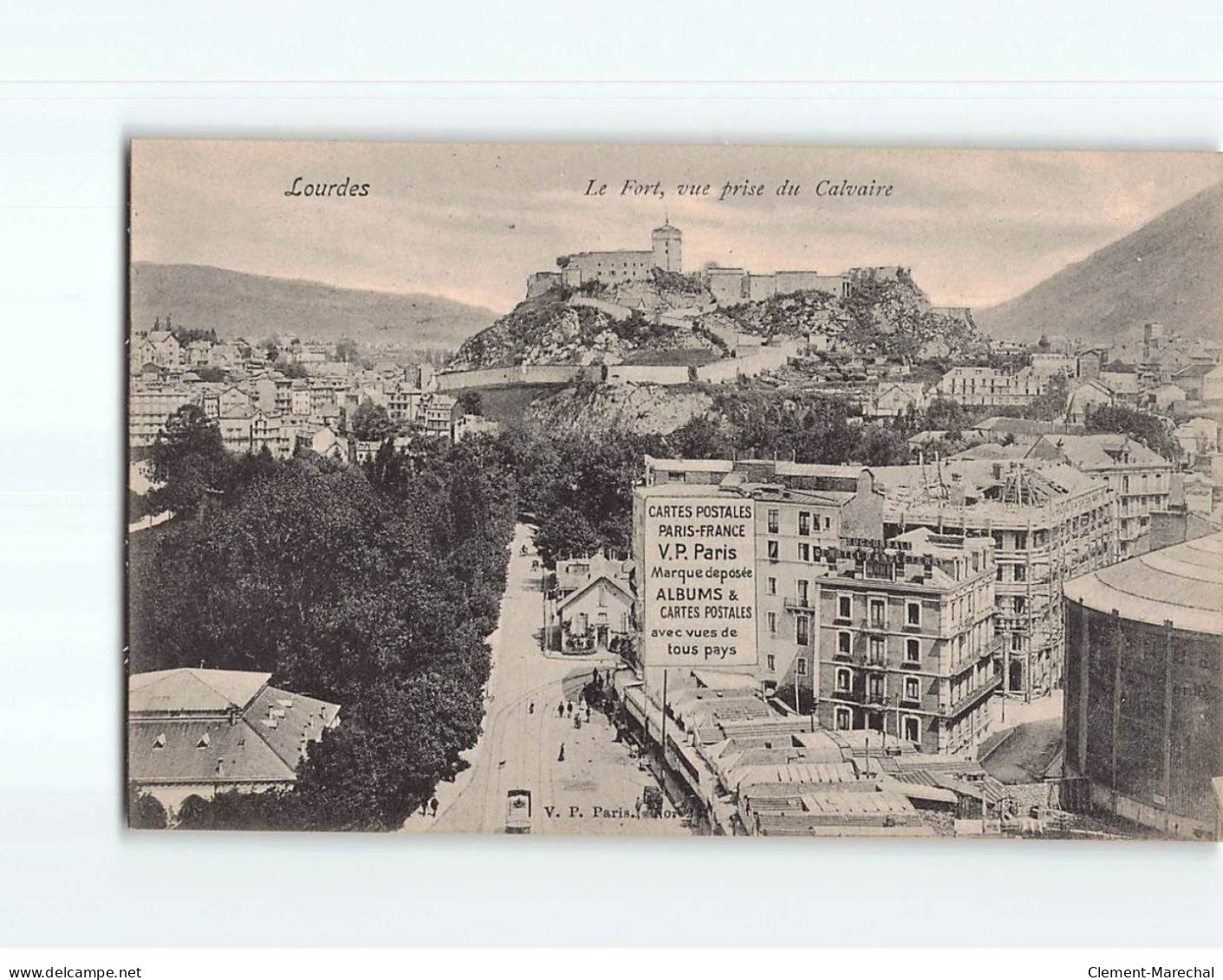 LOURDES : Le Fort, Vue Prise Du Calvaire - Très Bon état - Lourdes