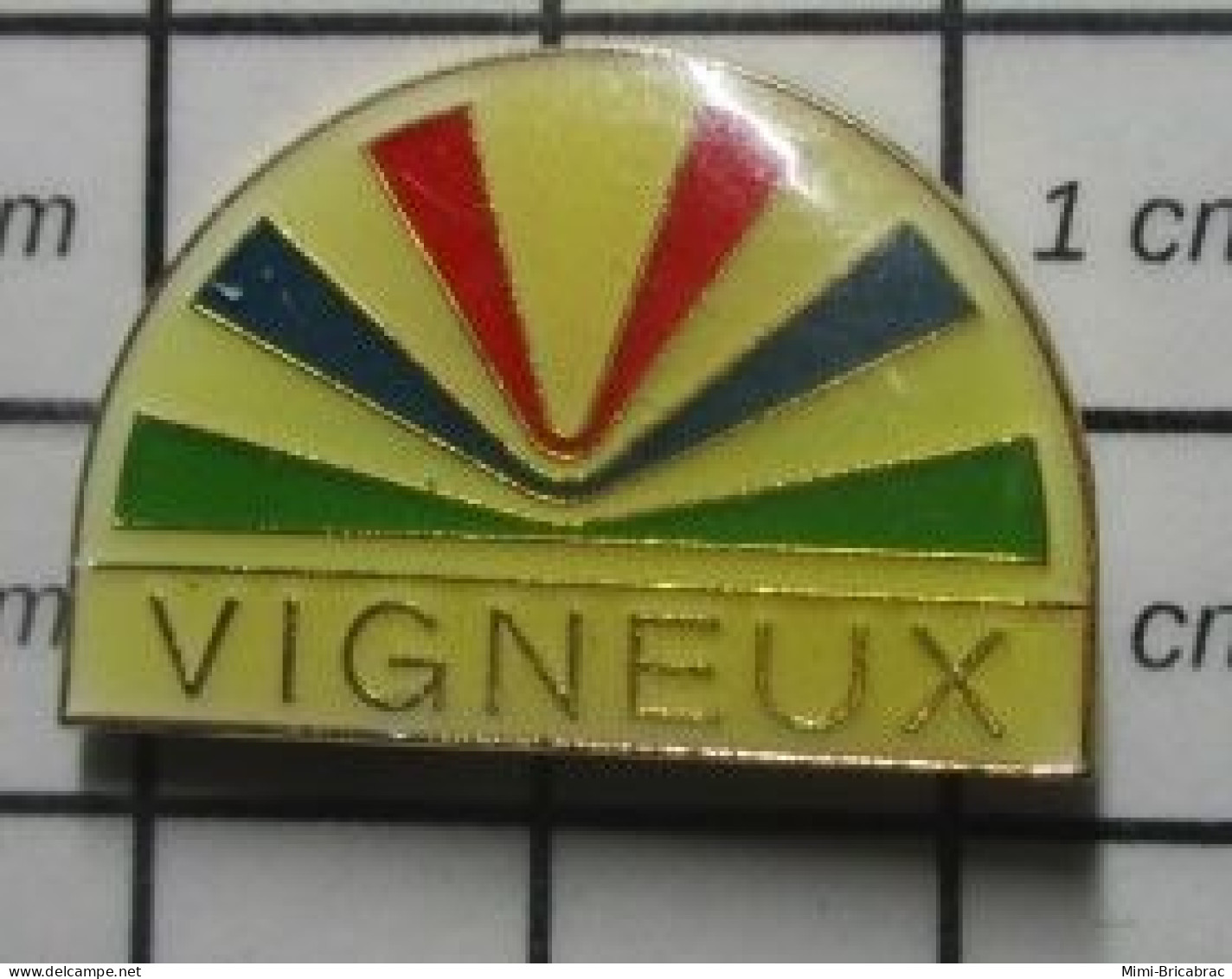 416c Pin's Pins / Beau Et Rare / VILLES / VIGNEUX En Bretagne Ou Sur Seine ? - Steden