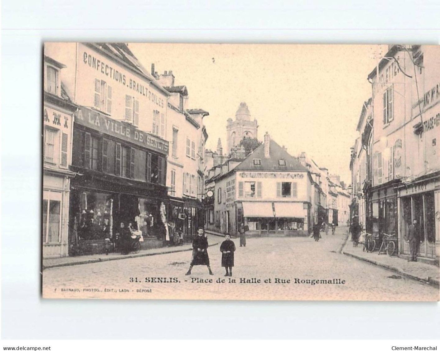 SENLIS : Place De La Halle Et Rue Rougemaille - Très Bon état - Senlis