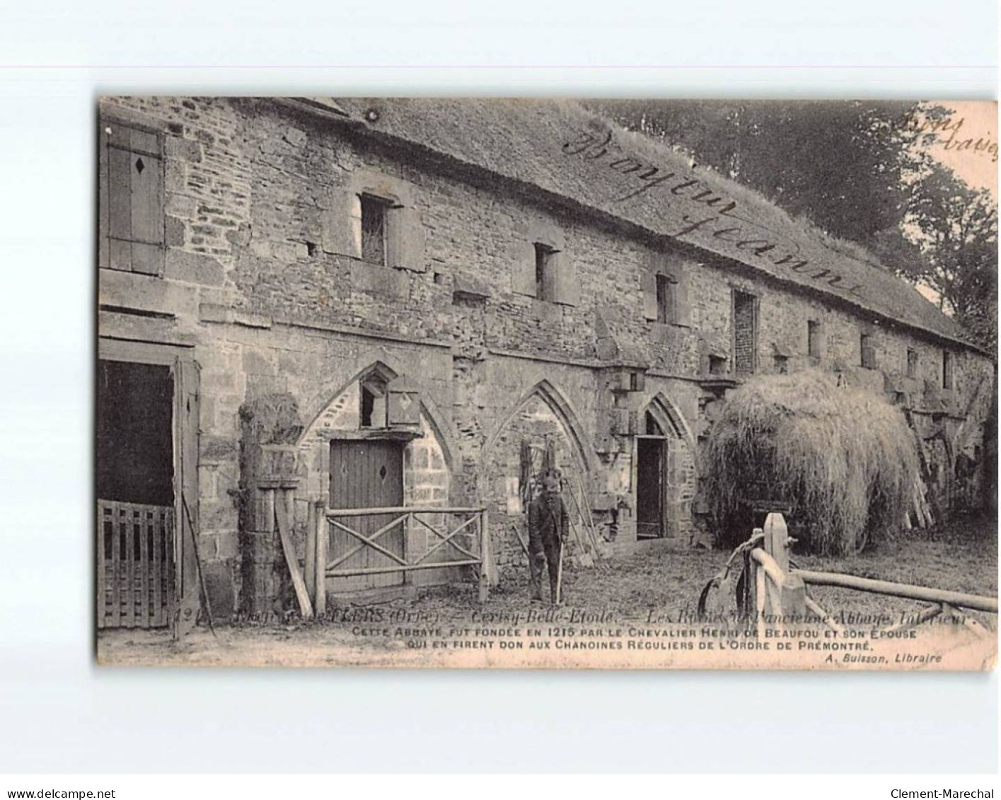 CERISY BELLE ETOILE : Les Ruines De L'ancienne Abbaye - état - Autres & Non Classés