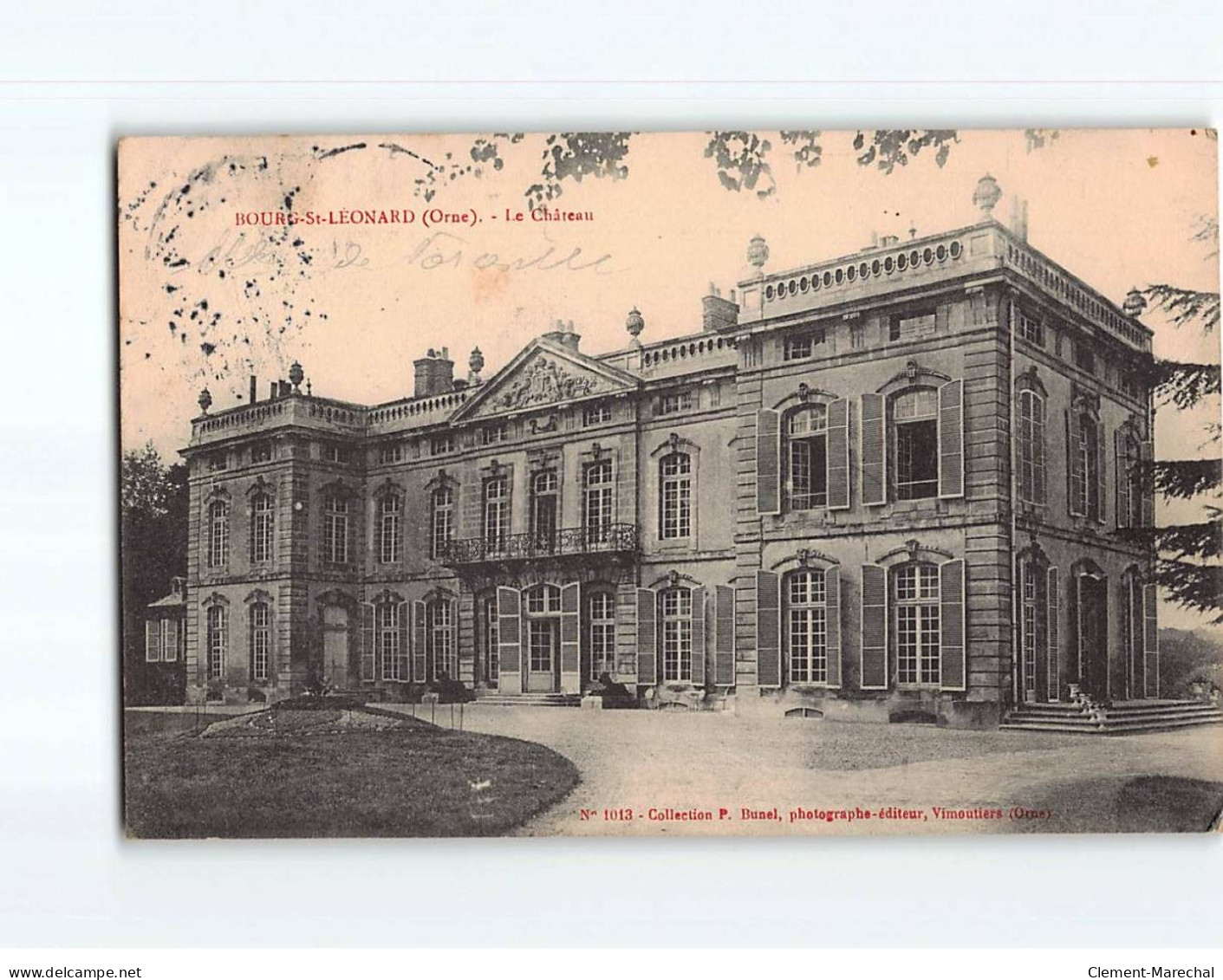 BOURG SAINT LEONARD : Le Château - état - Altri & Non Classificati
